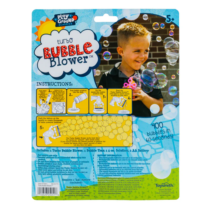 Playground Classics Turbo Bubble Blower - Image 5