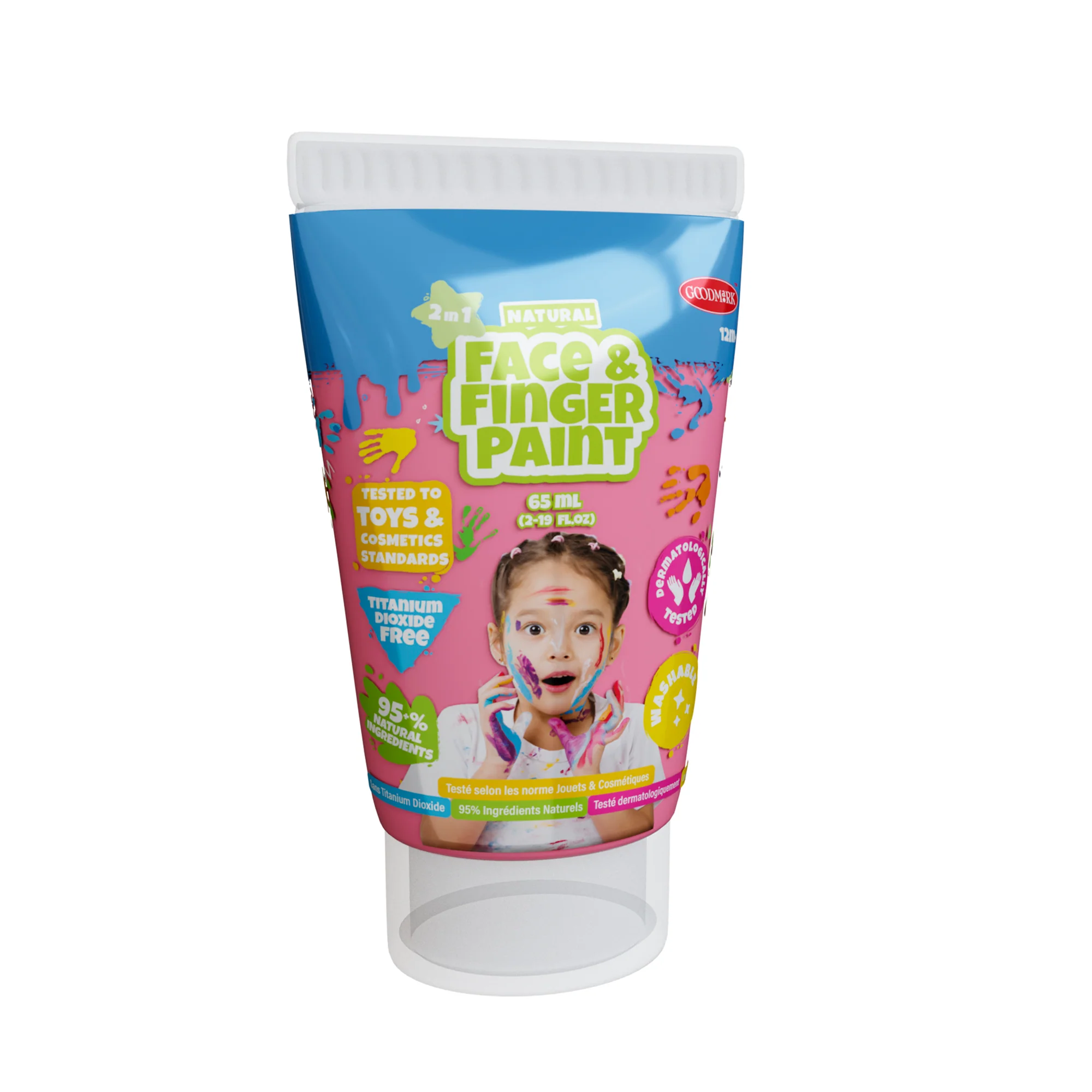2.3oz Natural Face & Finger Paint 2-Pack Asst. - Image 12
