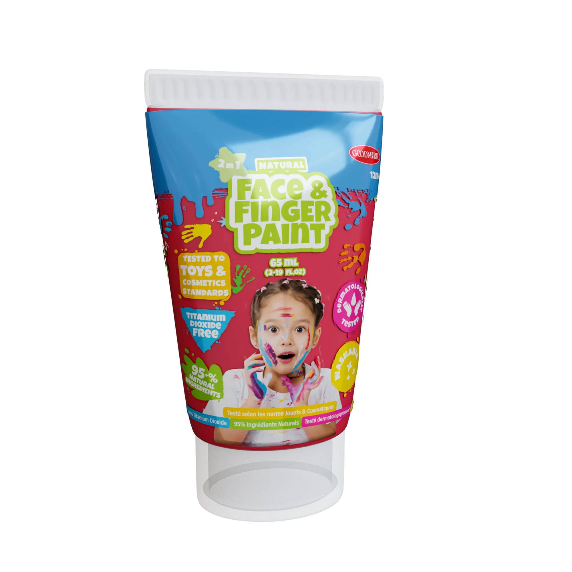 2.3oz Natural Face & Finger Paint 2-Pack Asst. - Image 8