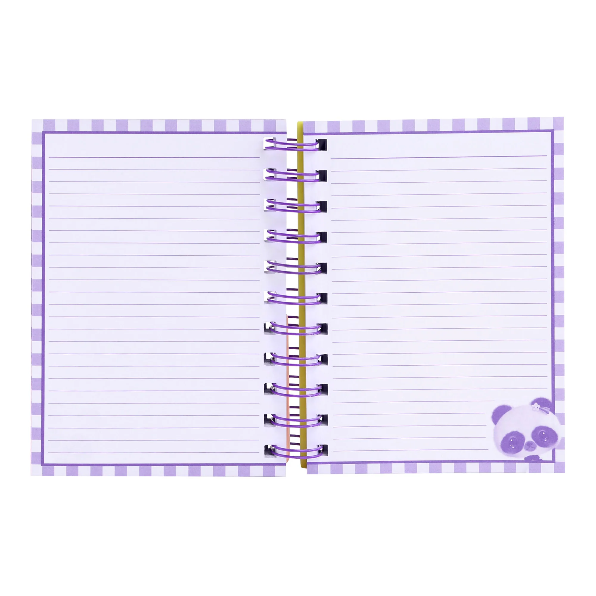 Bangoberry Pally Panda Layered Wirebound Notebook - Image 3