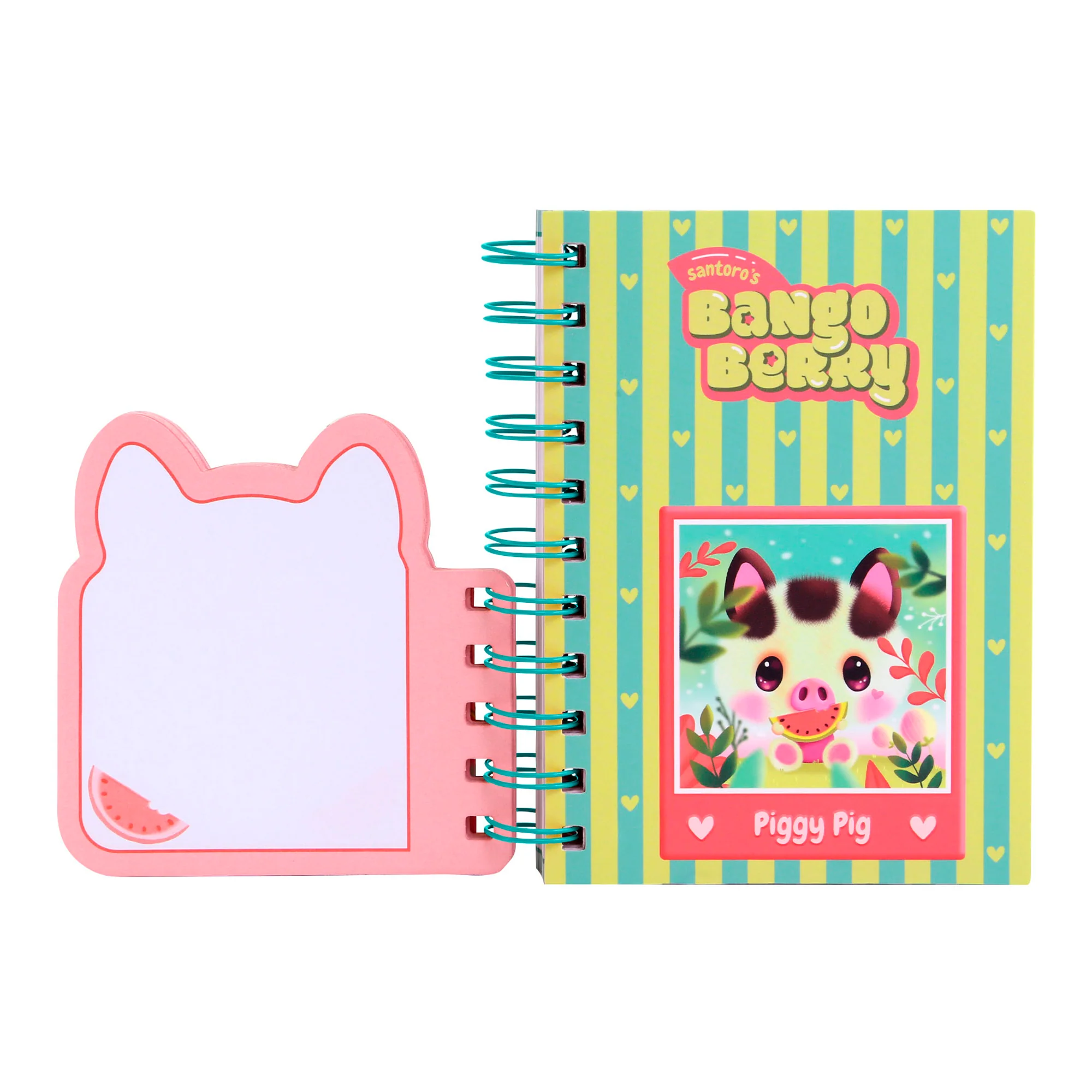 Bangoberry Piggy Pig Layered Wirebound Notebook - Image 2