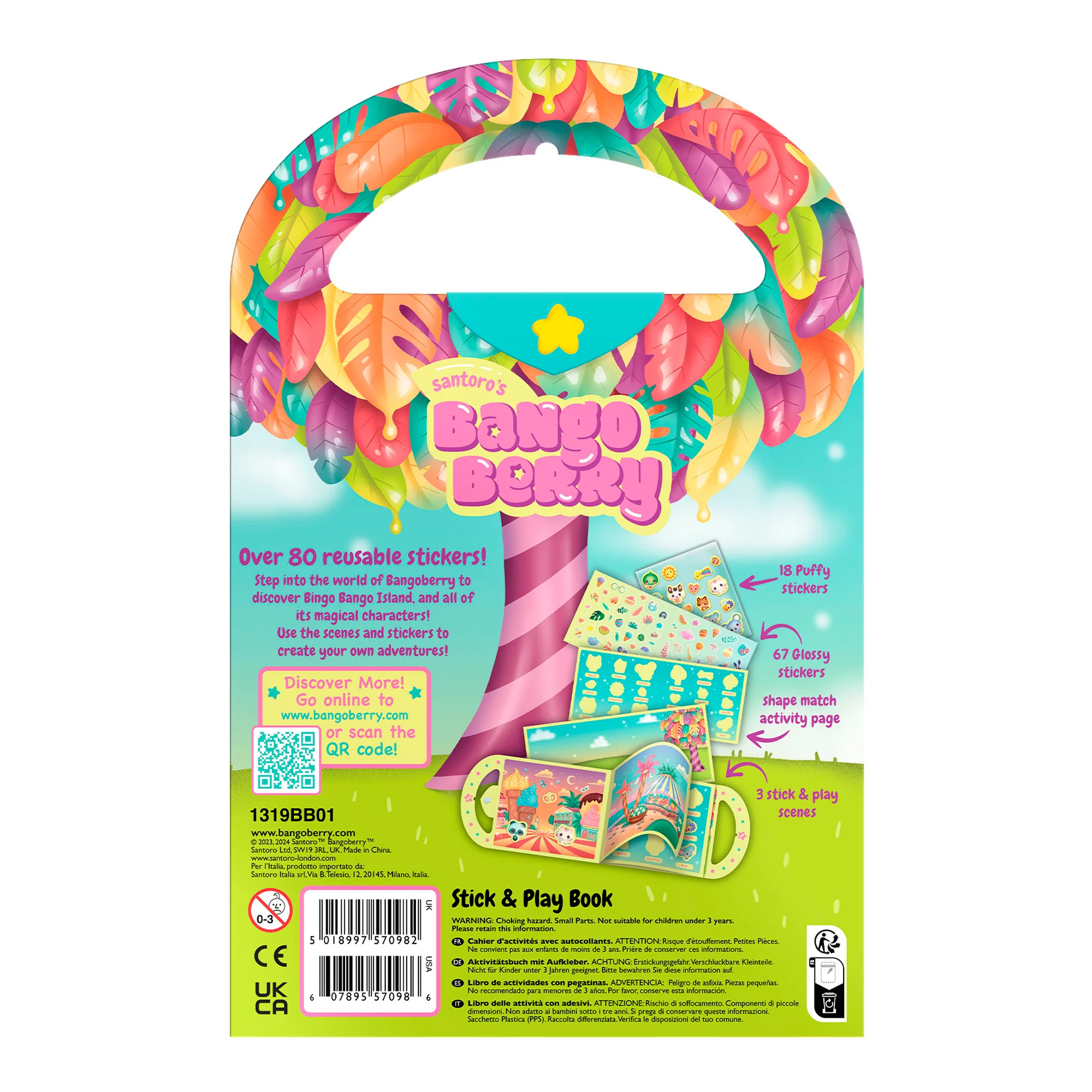 Bangoberry Stick & Play Book - By Day - Image 6