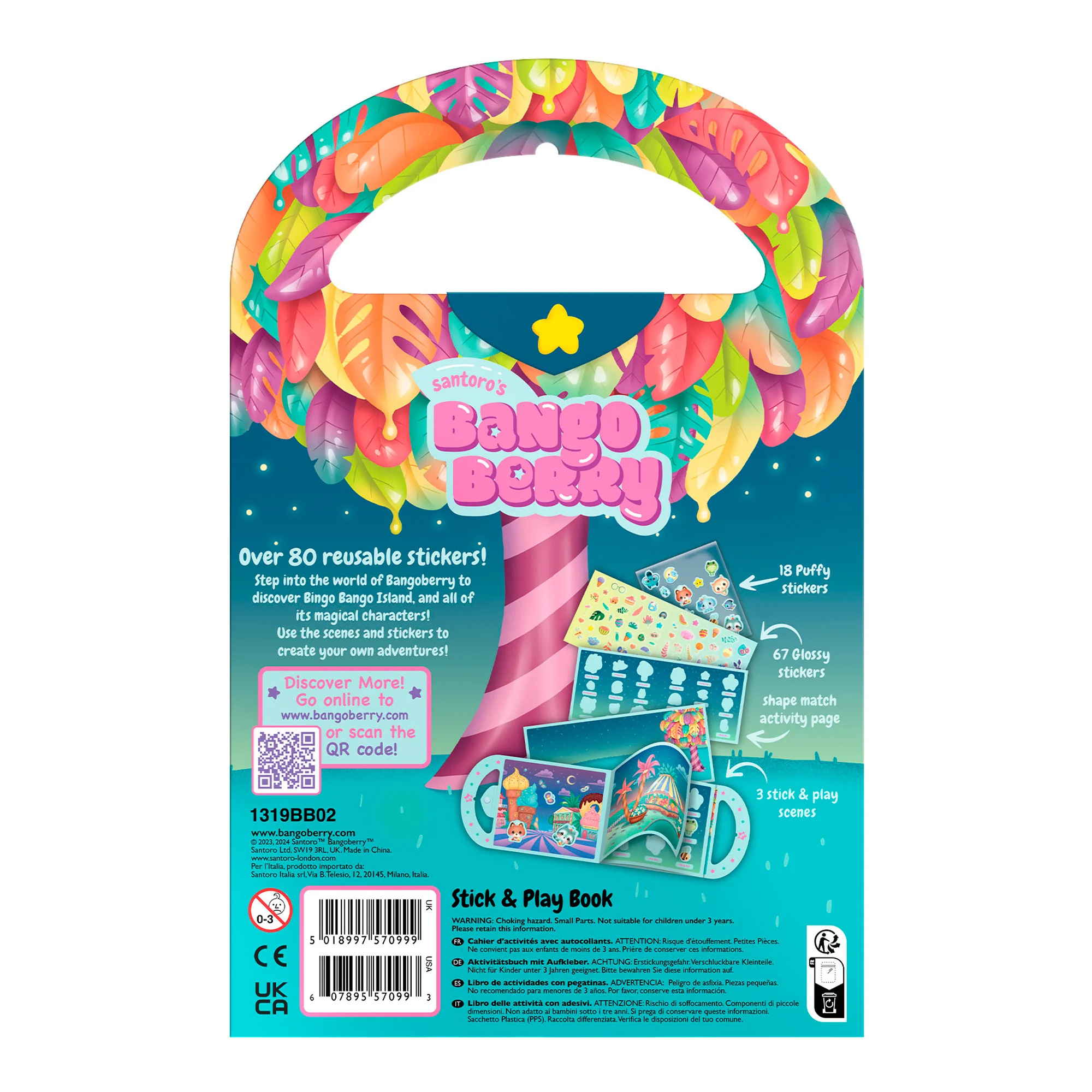 Bangoberry Stick & Play Book - By Night - Image 6