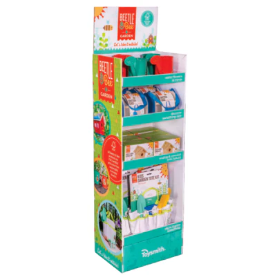Beetle & Bee Garden Small Tower Floor Display