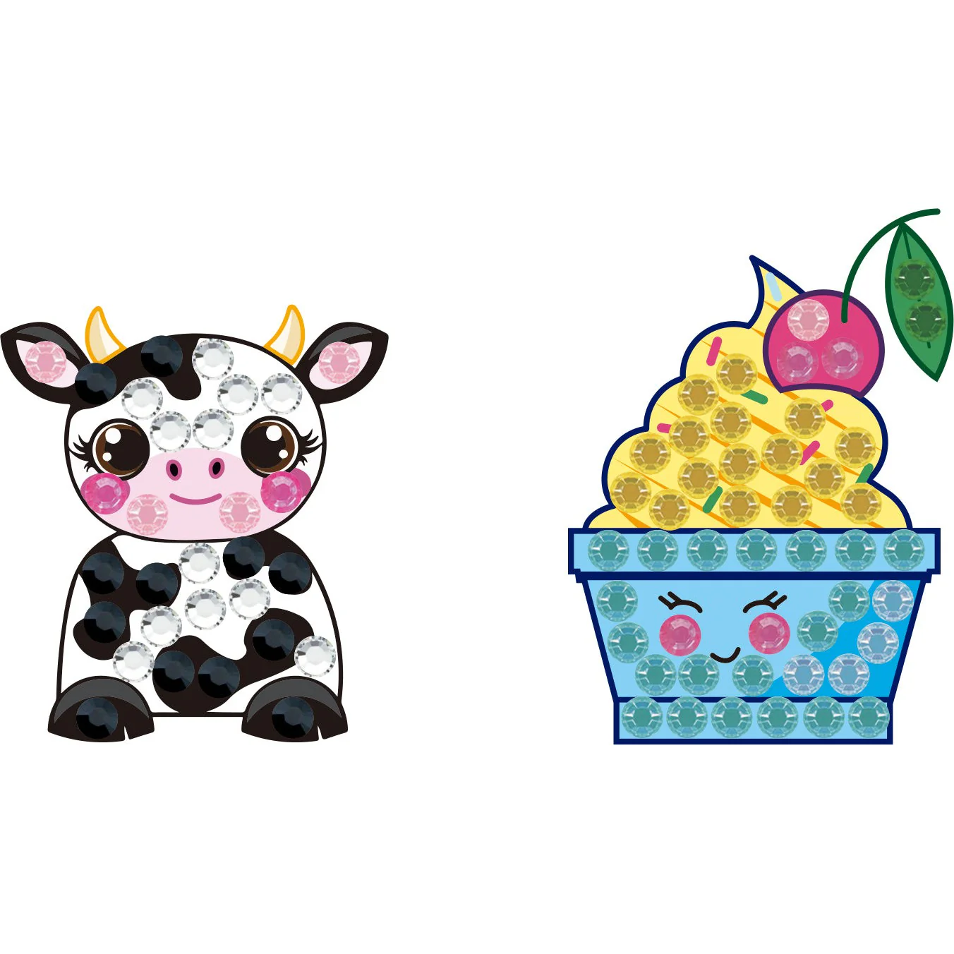 BIG DOTZ ® Stickers Pack 3 - Dairy Cream - Image 2