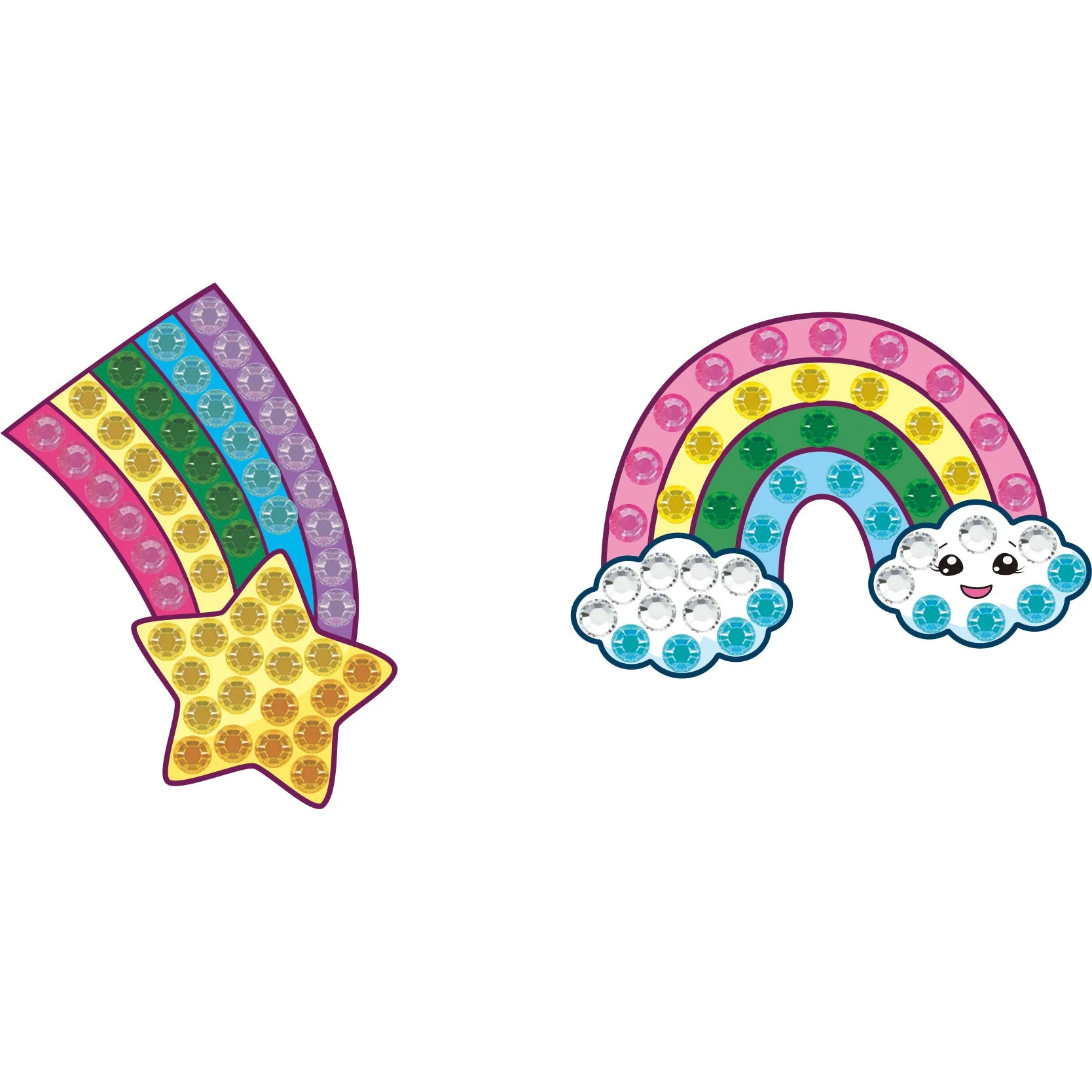 BIG DOTZ ® Stickers Pack 7-Star Rainbow - Image 2