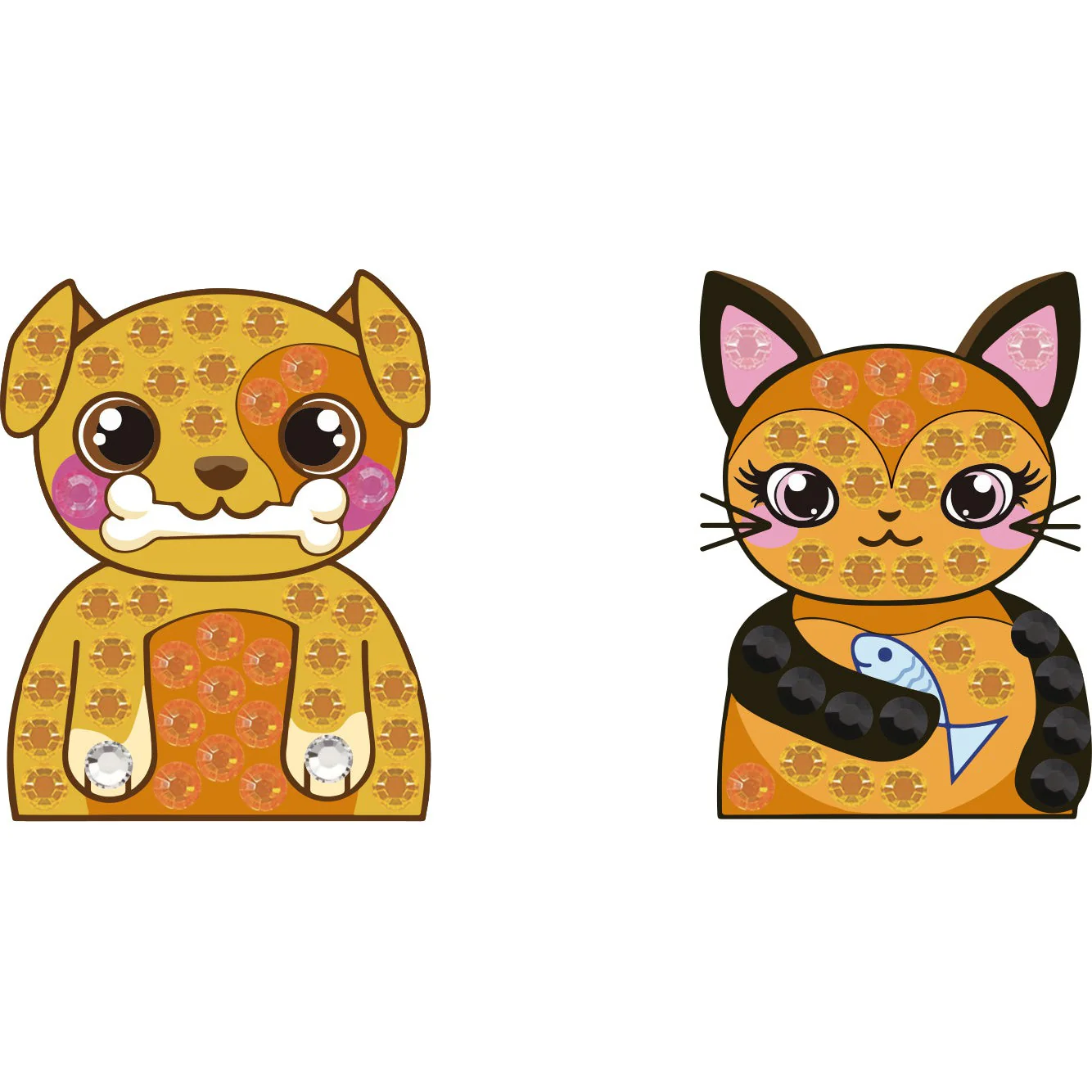 BIG DOTZ ® Stickers Pack 9 - Dog & Cat - Image 2