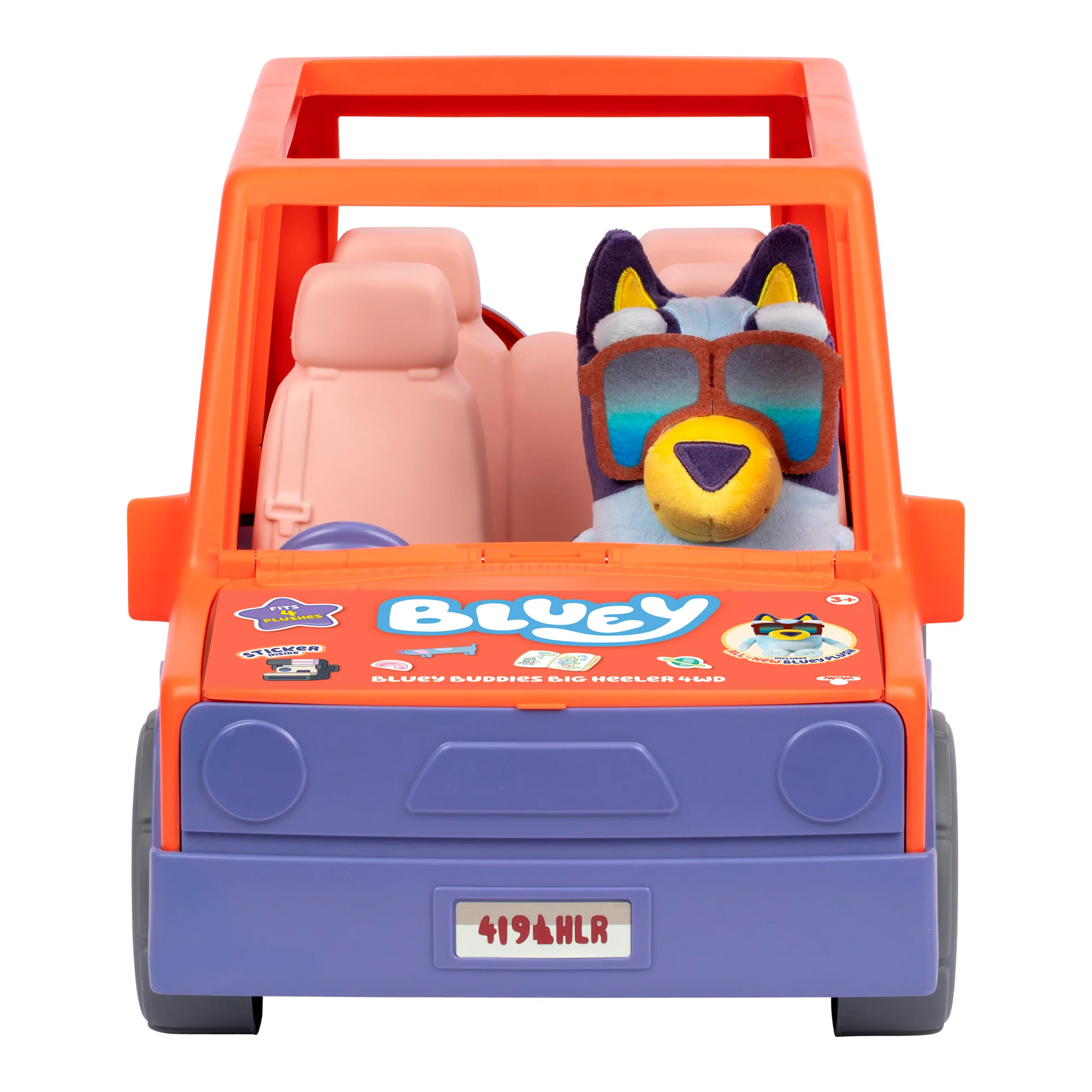 Bluey Buddies Big Heeler 4WD Car Playset - Image 2