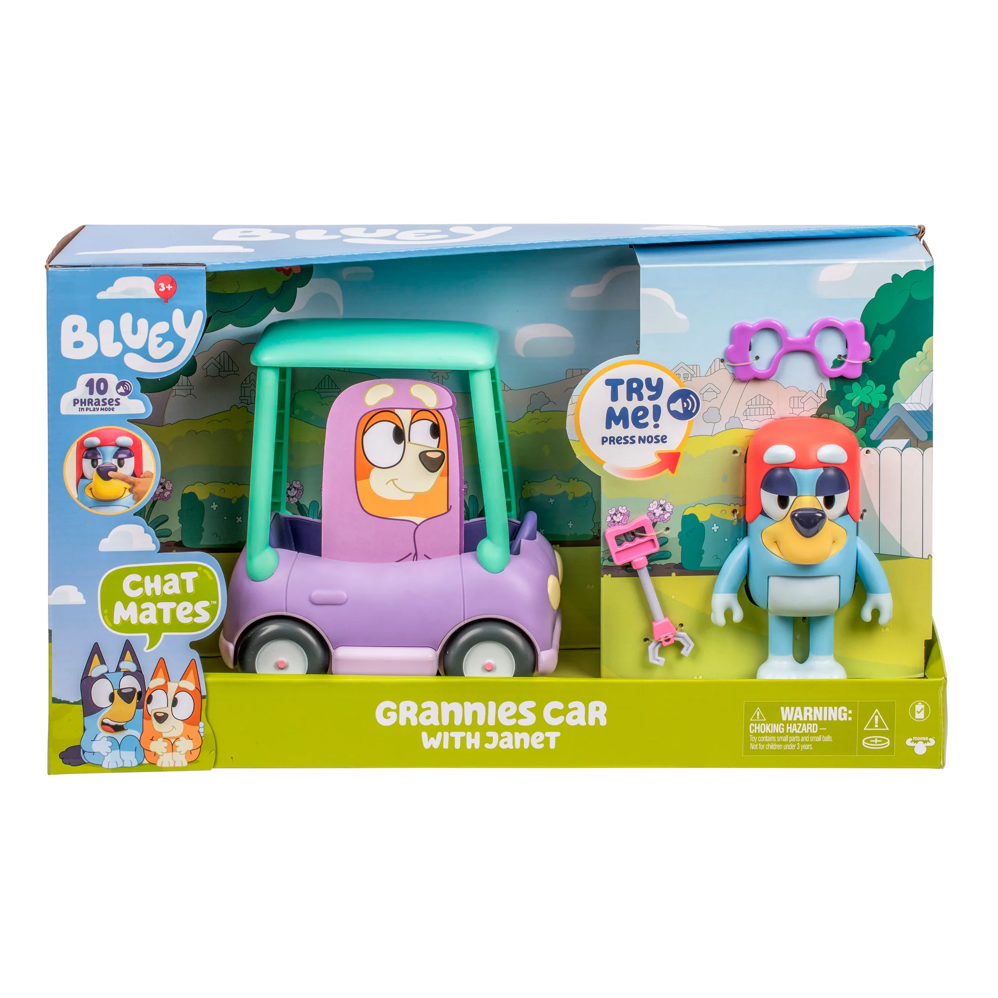 Bluey Chat Mates Janet Playset