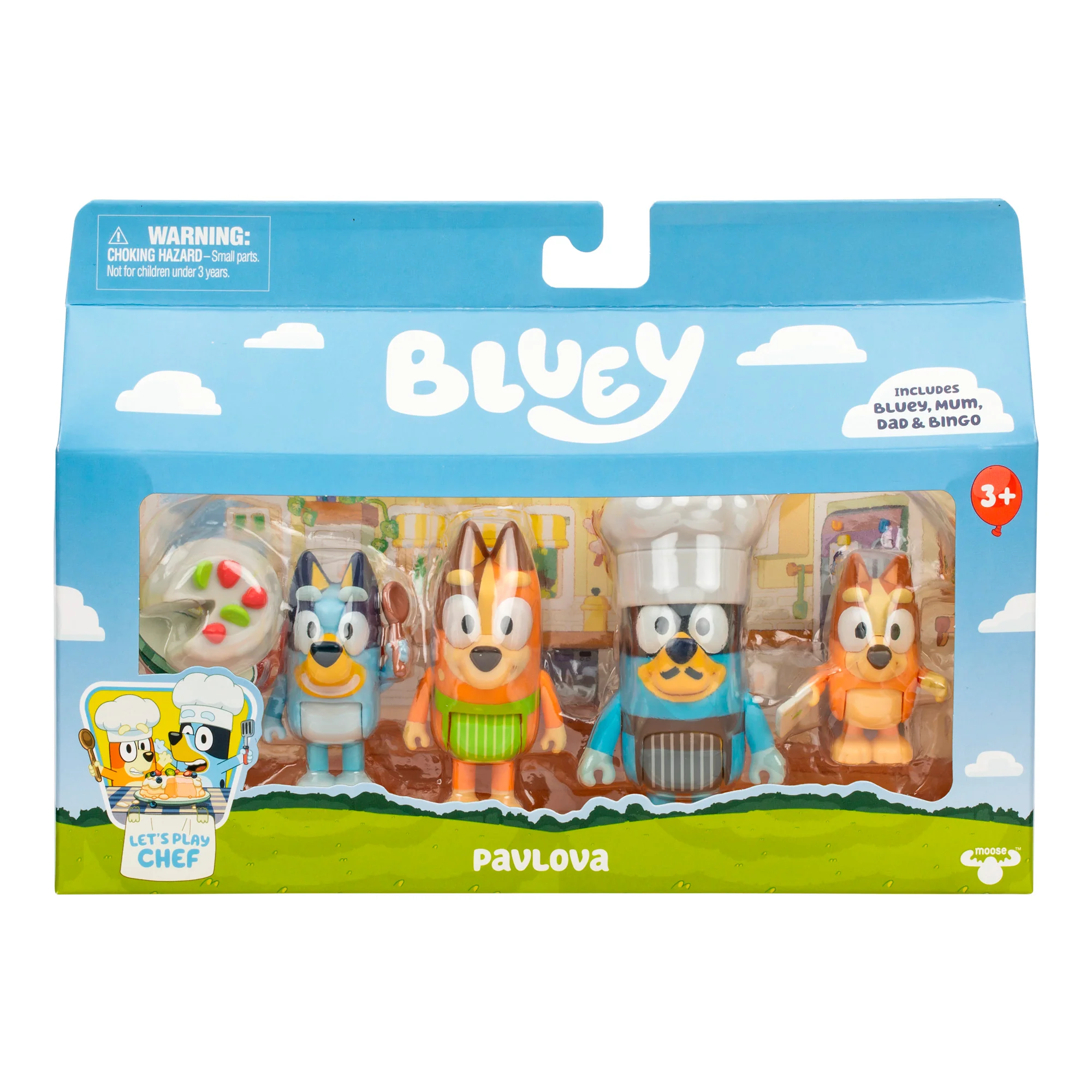 Bluey Family 4-Pack Figure Set