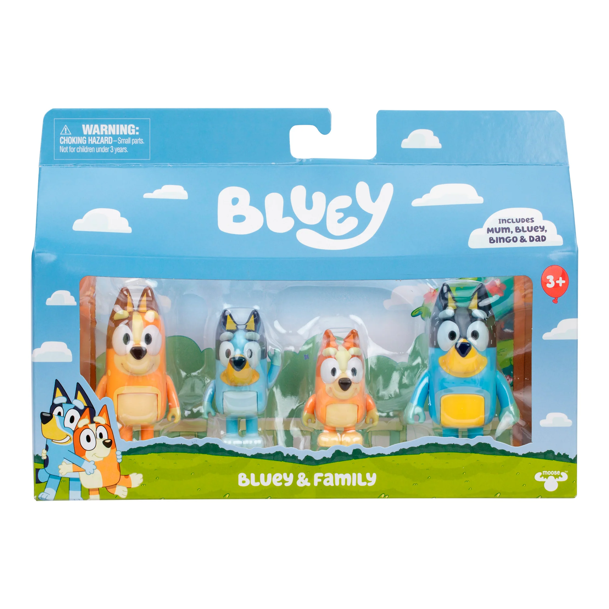 Bluey Family 4-Pack Figure Set - Image 4