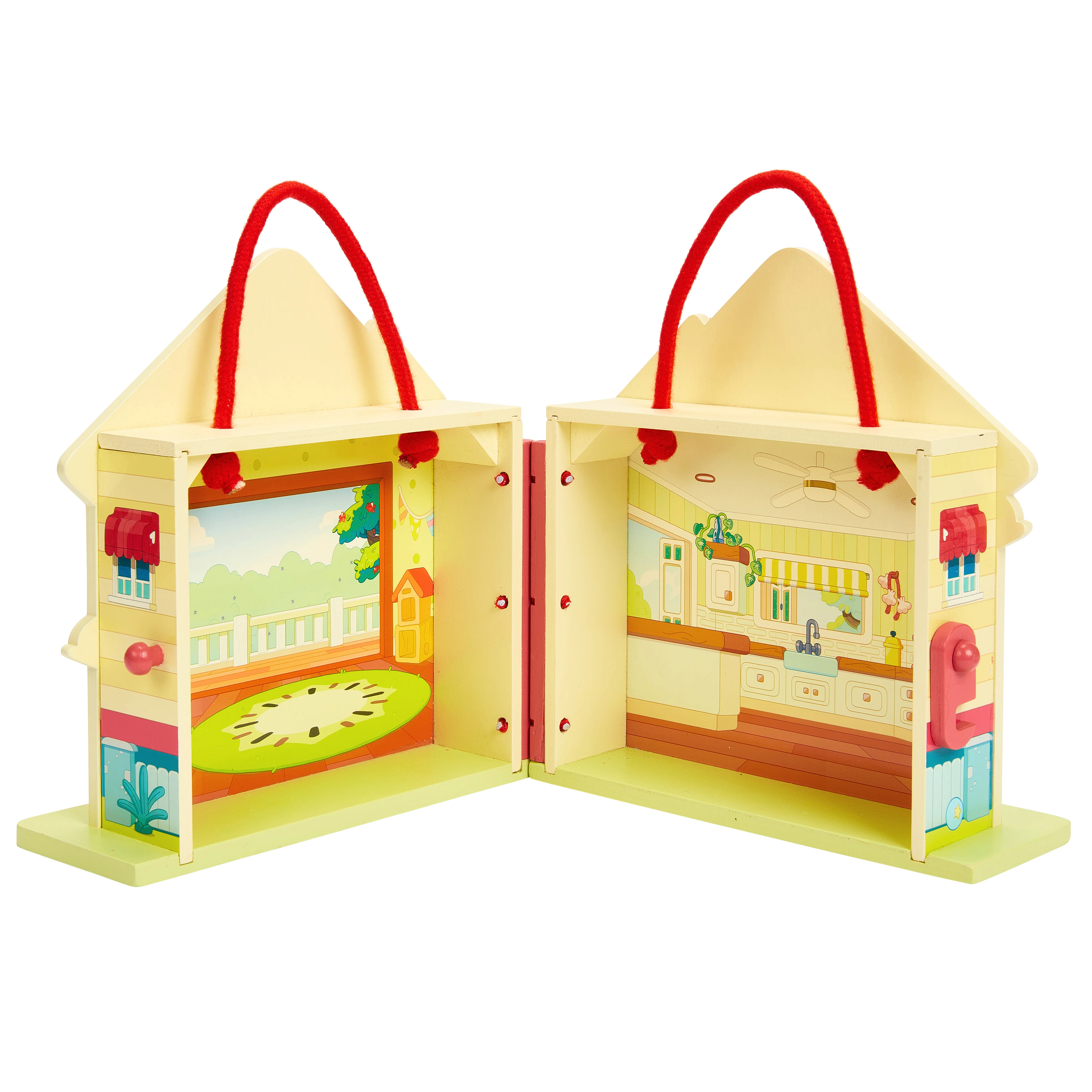 Bluey Wooden Carry Along House - Image 3
