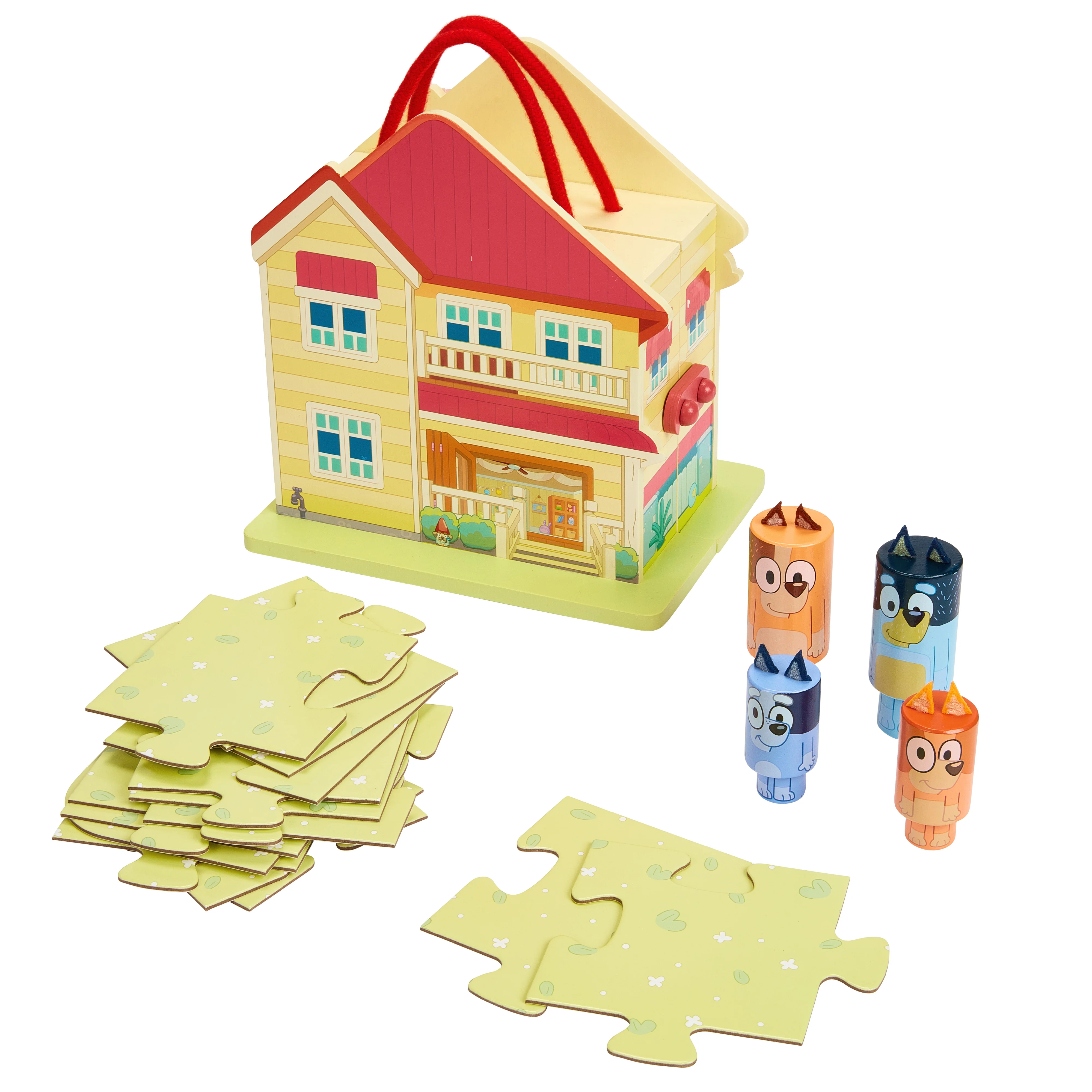 Bluey Wooden Carry Along House - Image 4