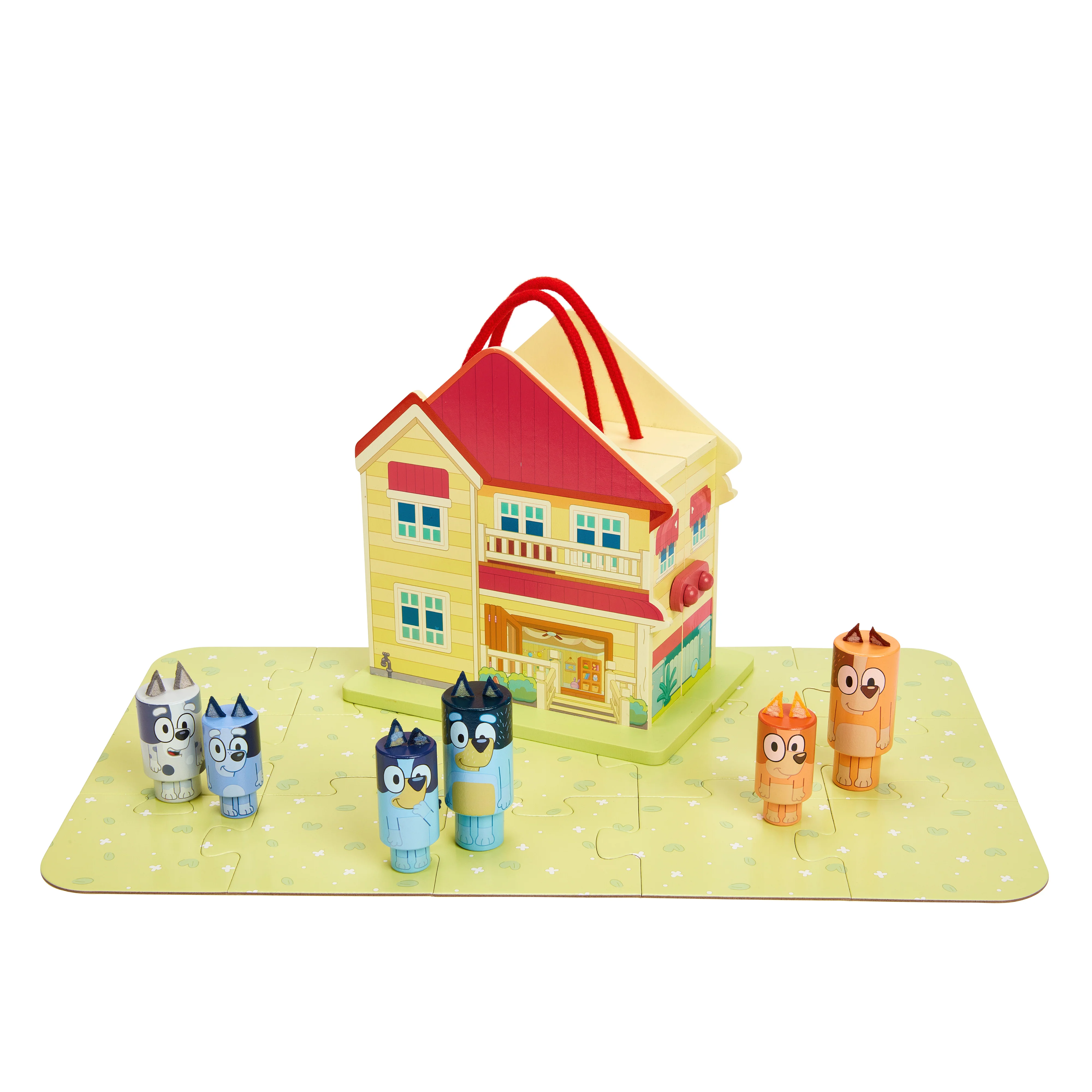 Bluey Wooden Carry Along House - Image 5
