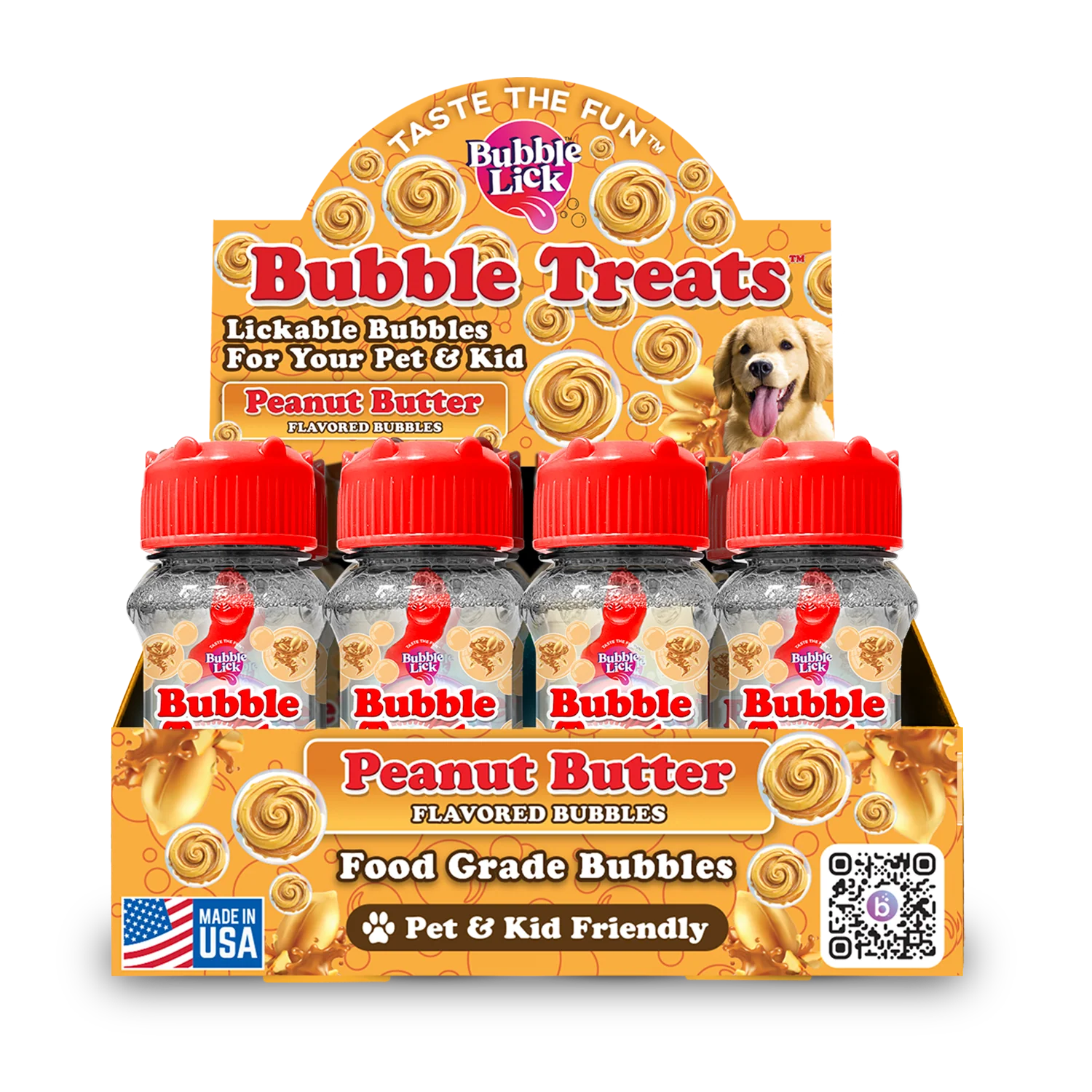 BubbleLick Peanut Butter Swirl Flavored Bubbles - Image 6