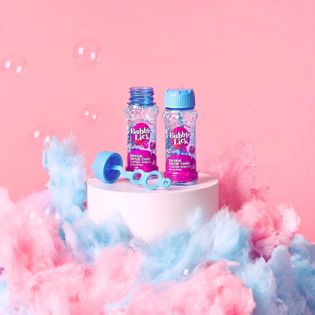 BubbleLick Cotton Candy Flavored Bubbles - Image 3