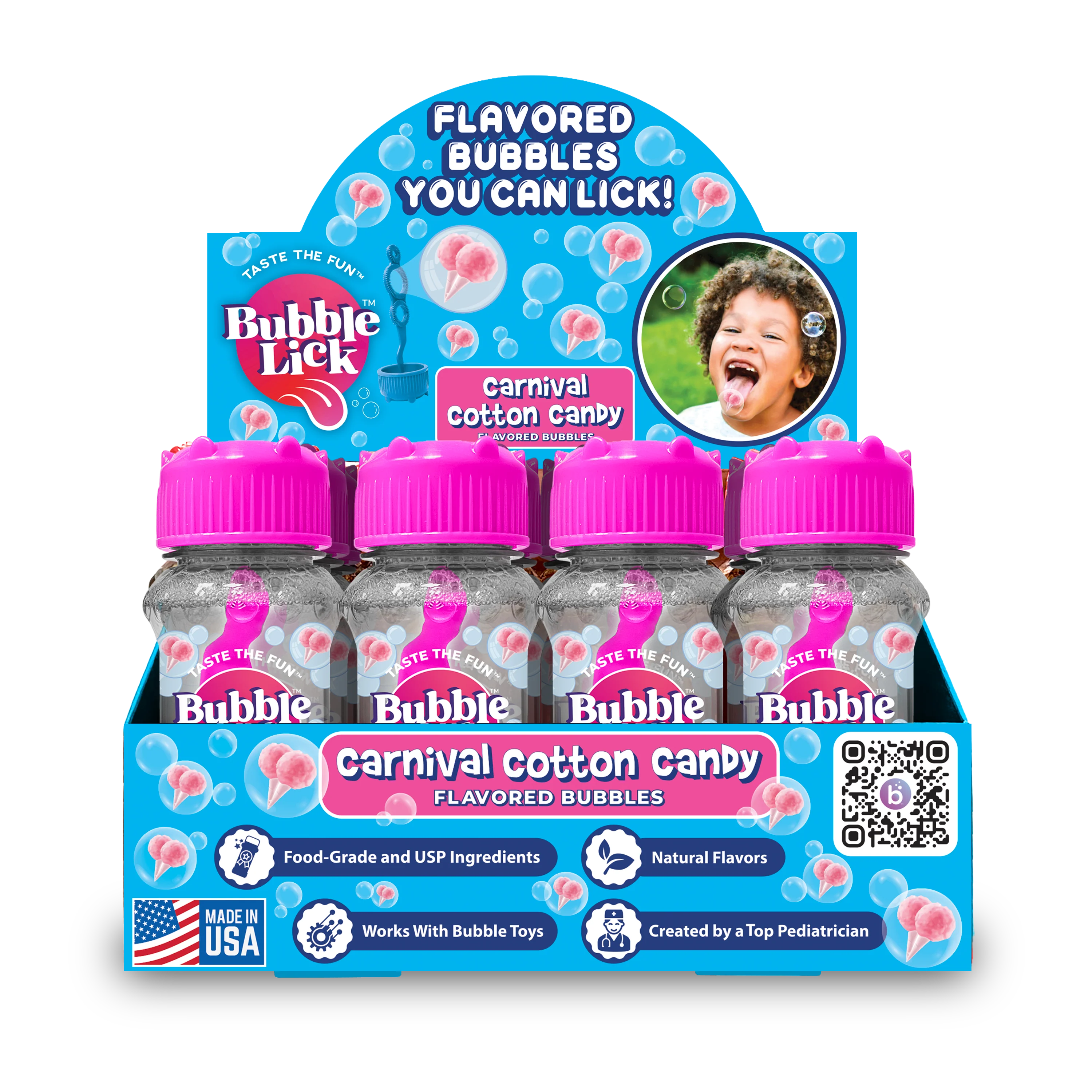 BubbleLick Cotton Candy Flavored Bubbles - Image 7