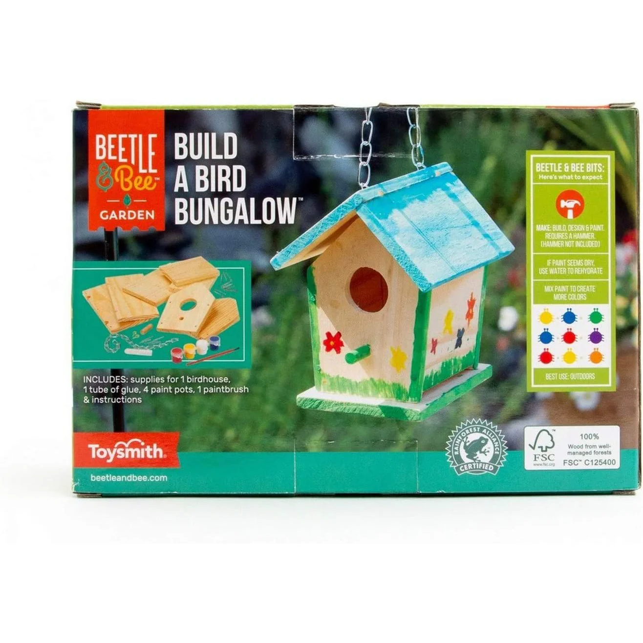 Beetle & Bee Garden Build A Bird Bungalow - Image 7