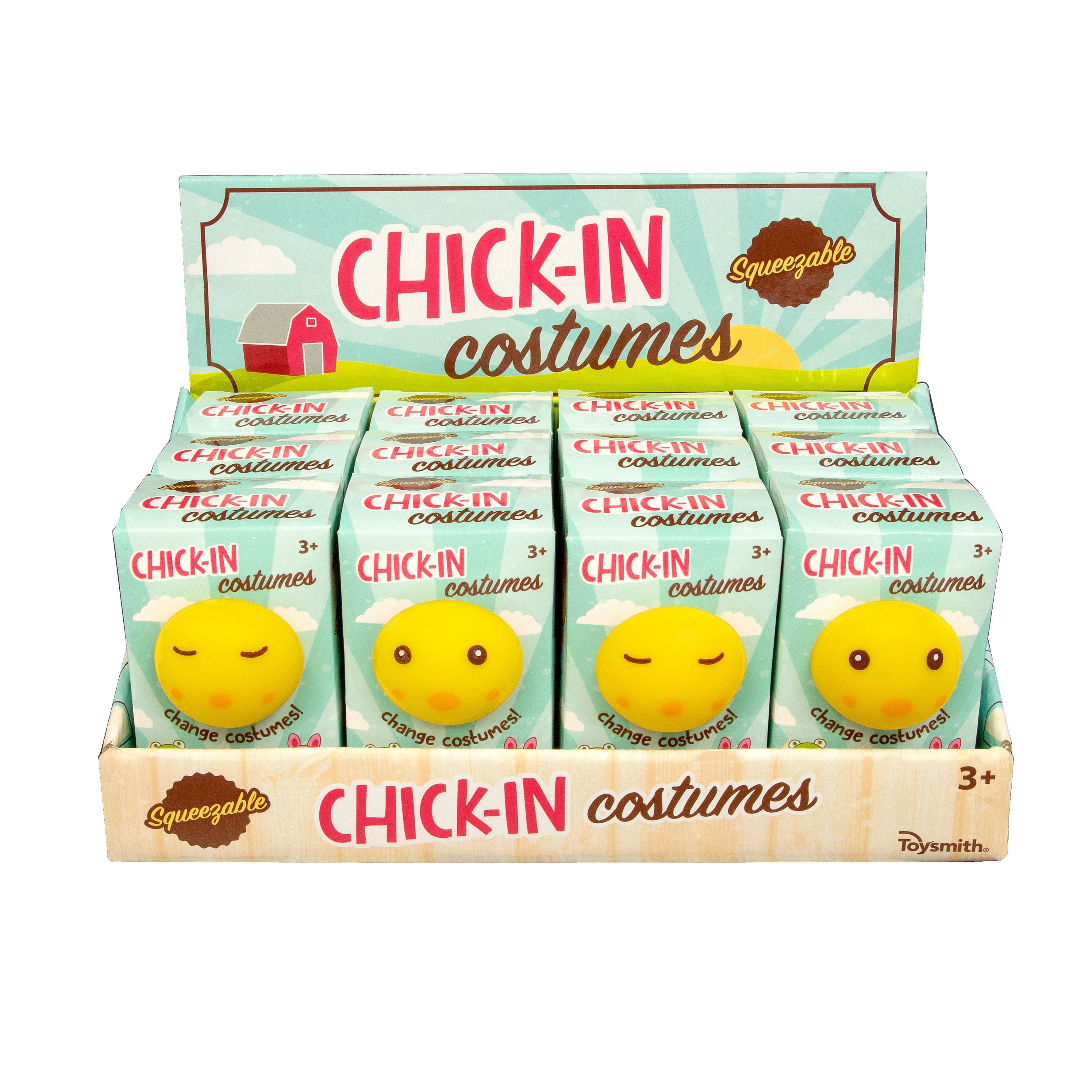 Farm Fresh Chick-In Costume Squeezable Toy