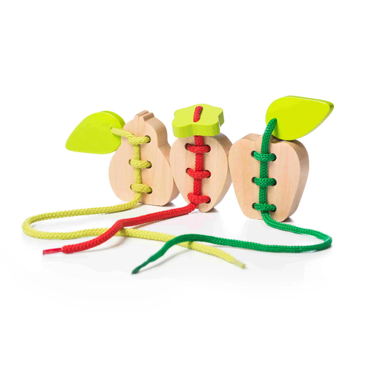 Cubika Wooden Lacing Toy Set Fruits - Image 3