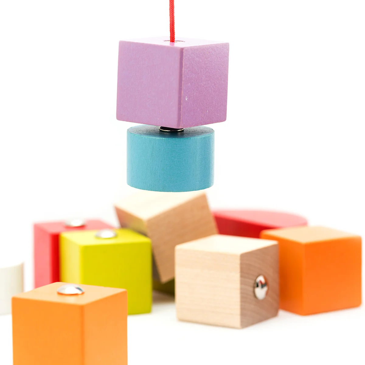 Cubika Wooden Toy Crane Truck - Image 3
