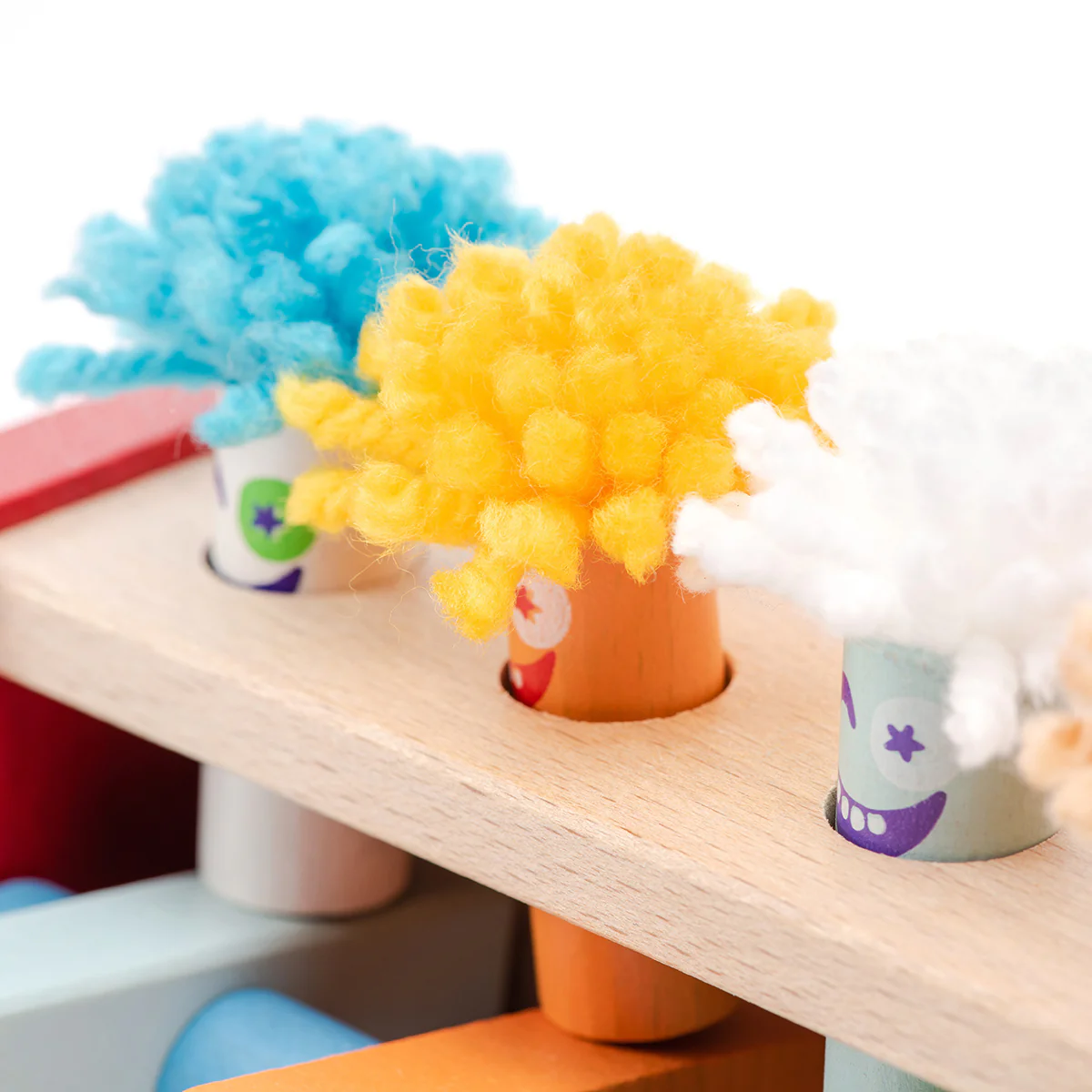 Cubika Wooden Toy Jumping Clowns - Image 3