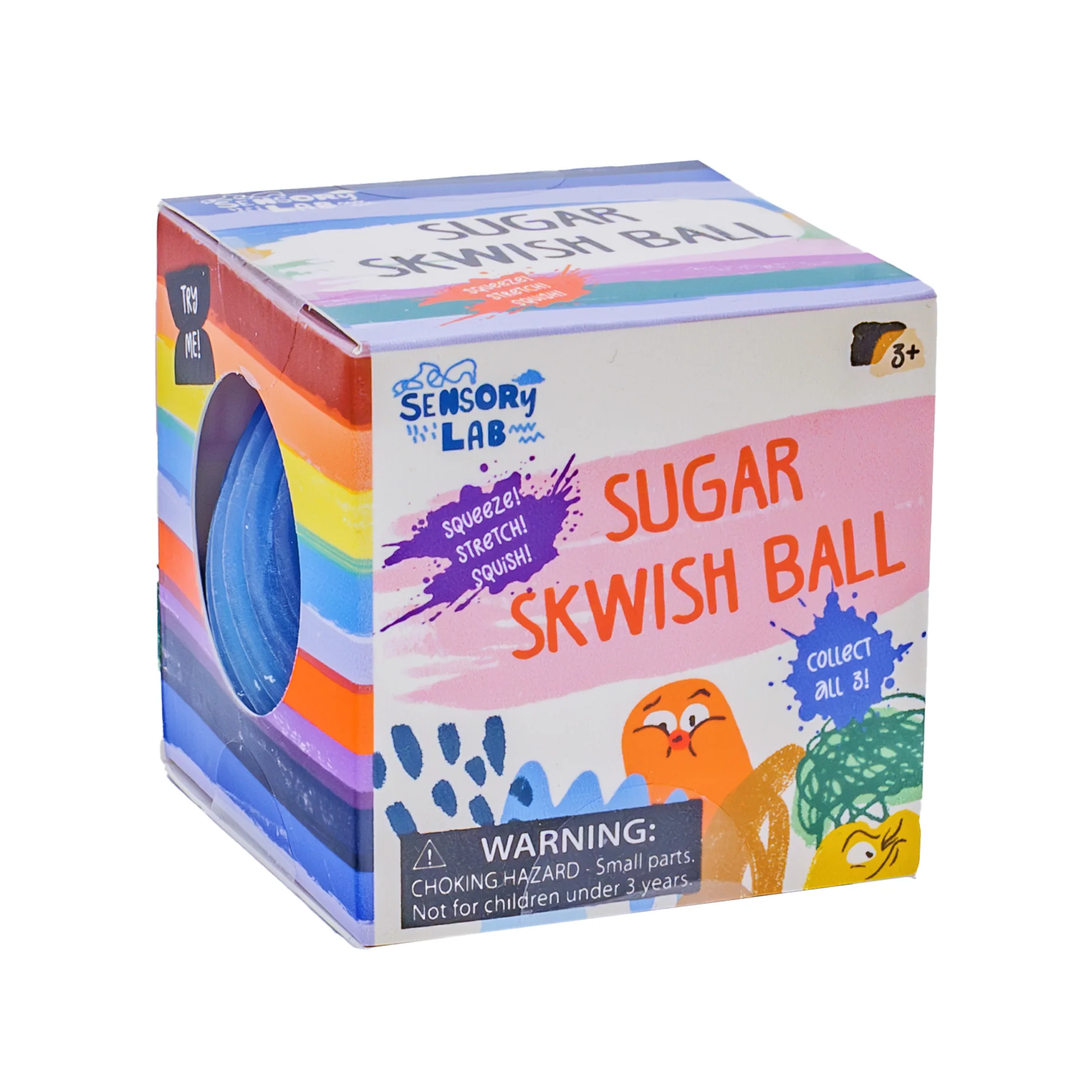 Sensory Lab Sugar Skwish Ball - Image 5