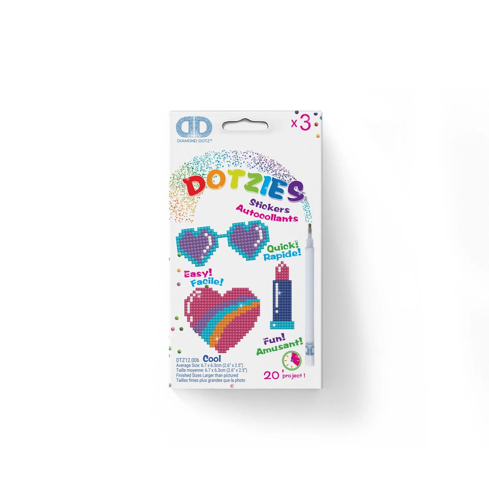 Diamond Dotz Dotzies Stickers - Cool