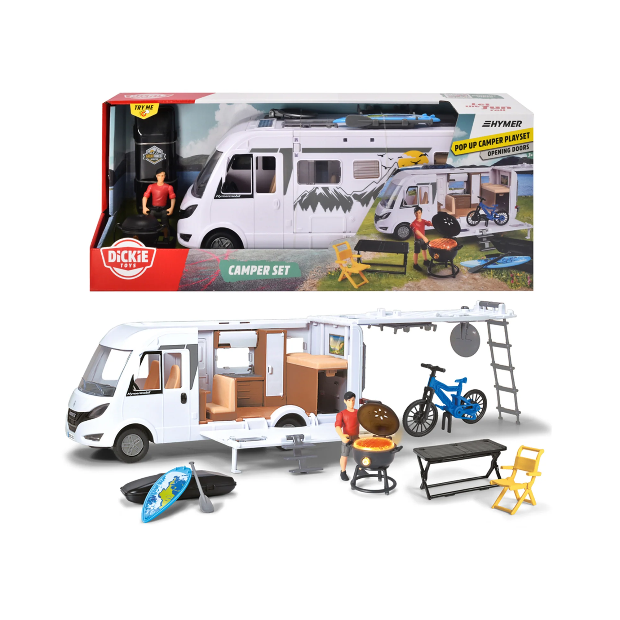 Dickie Toys Camper Set, Try Me