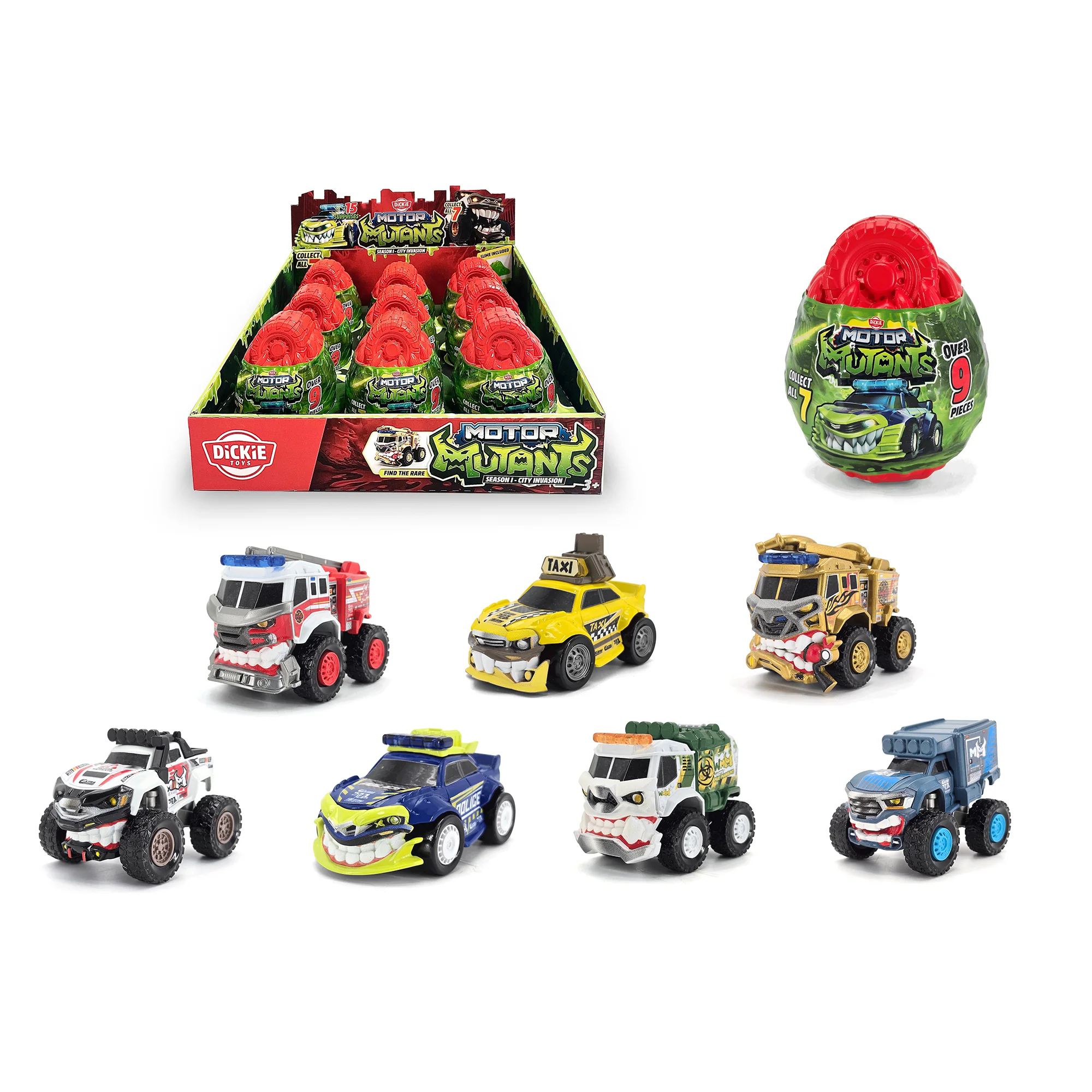 Dickie Toys Motor Mutants - 9 Egg CDU - Image 2