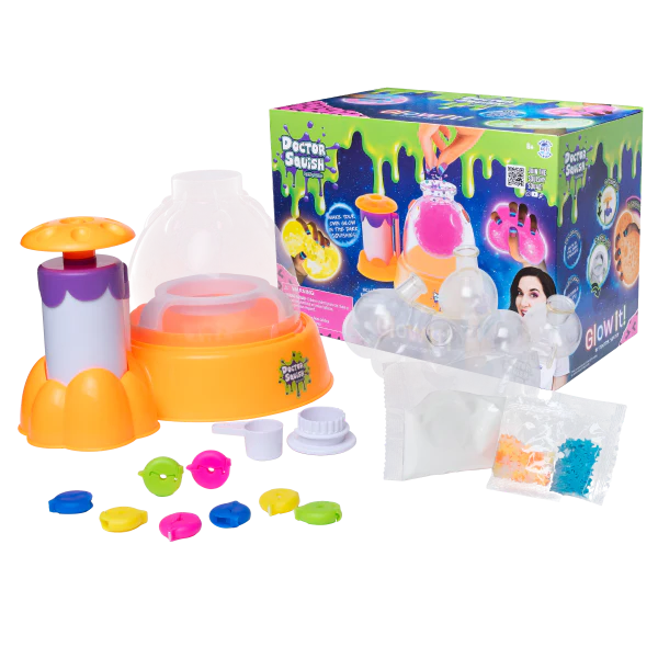 Dr Squish Squishy Maker Station, Glow It Edition - Image 4