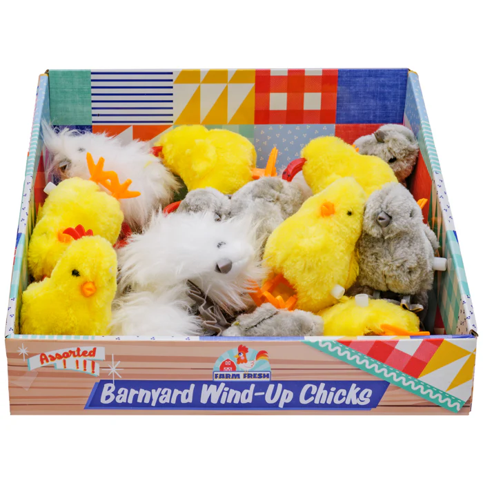 Farm Fresh Barnyard Wind-Up Chicks