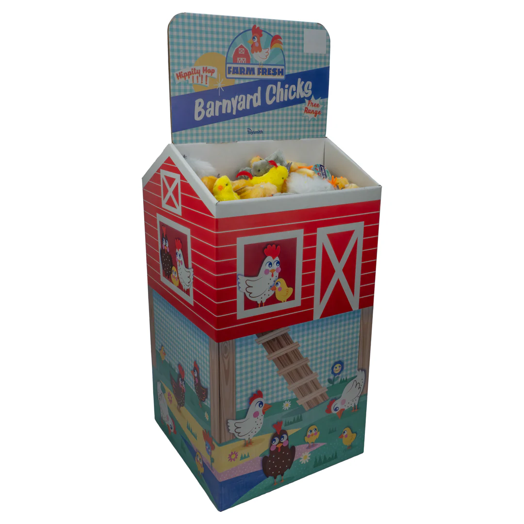 Farm Fresh Barnyard Wind-Up Chicks FSDU - Image 2