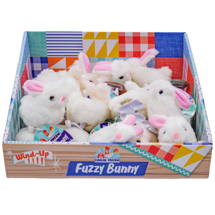 Farm Fresh Fuzzy Bunny Wind Up - Image 3