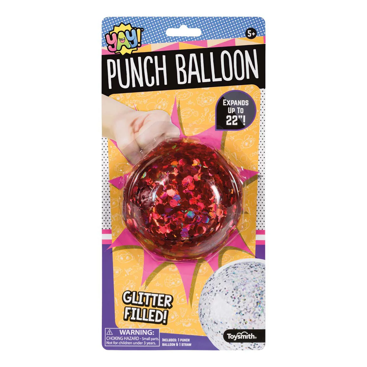 YAY! Glitter Punch Balloons - Image 3