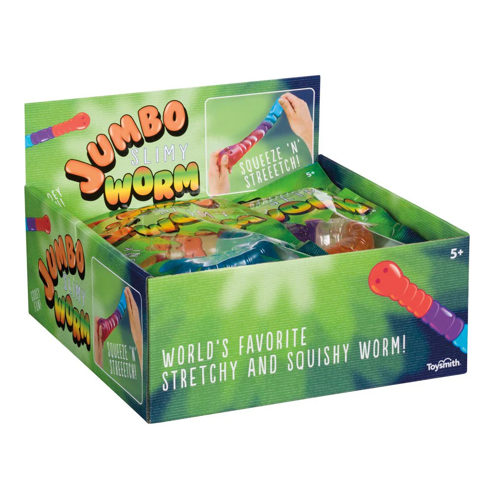 Toysmith Jumbo Slimy Worm - Image 2