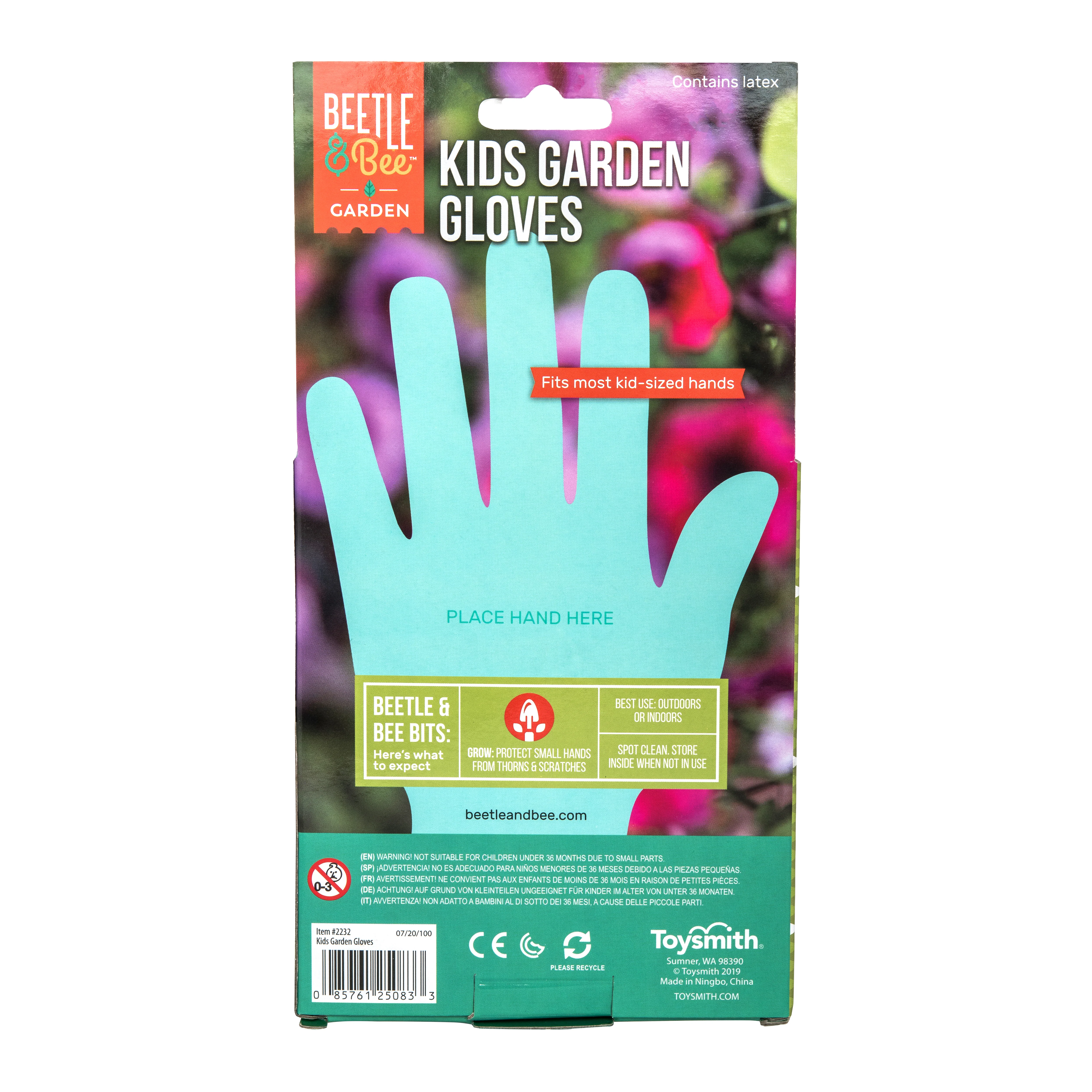 Kids Garden Gloves Clip Strip - Image 3
