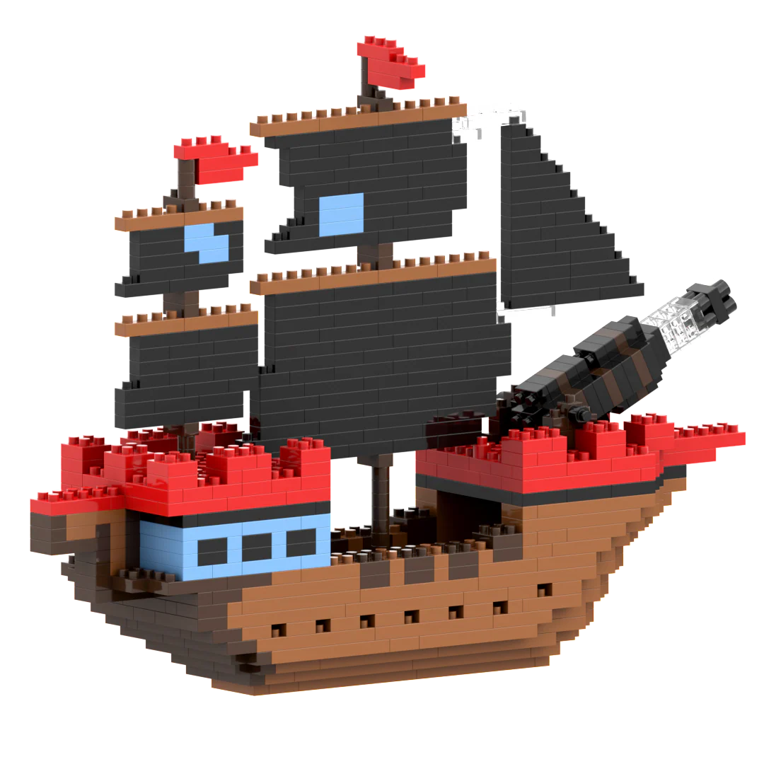 Large Gift Box Pirate Ship - Image 2