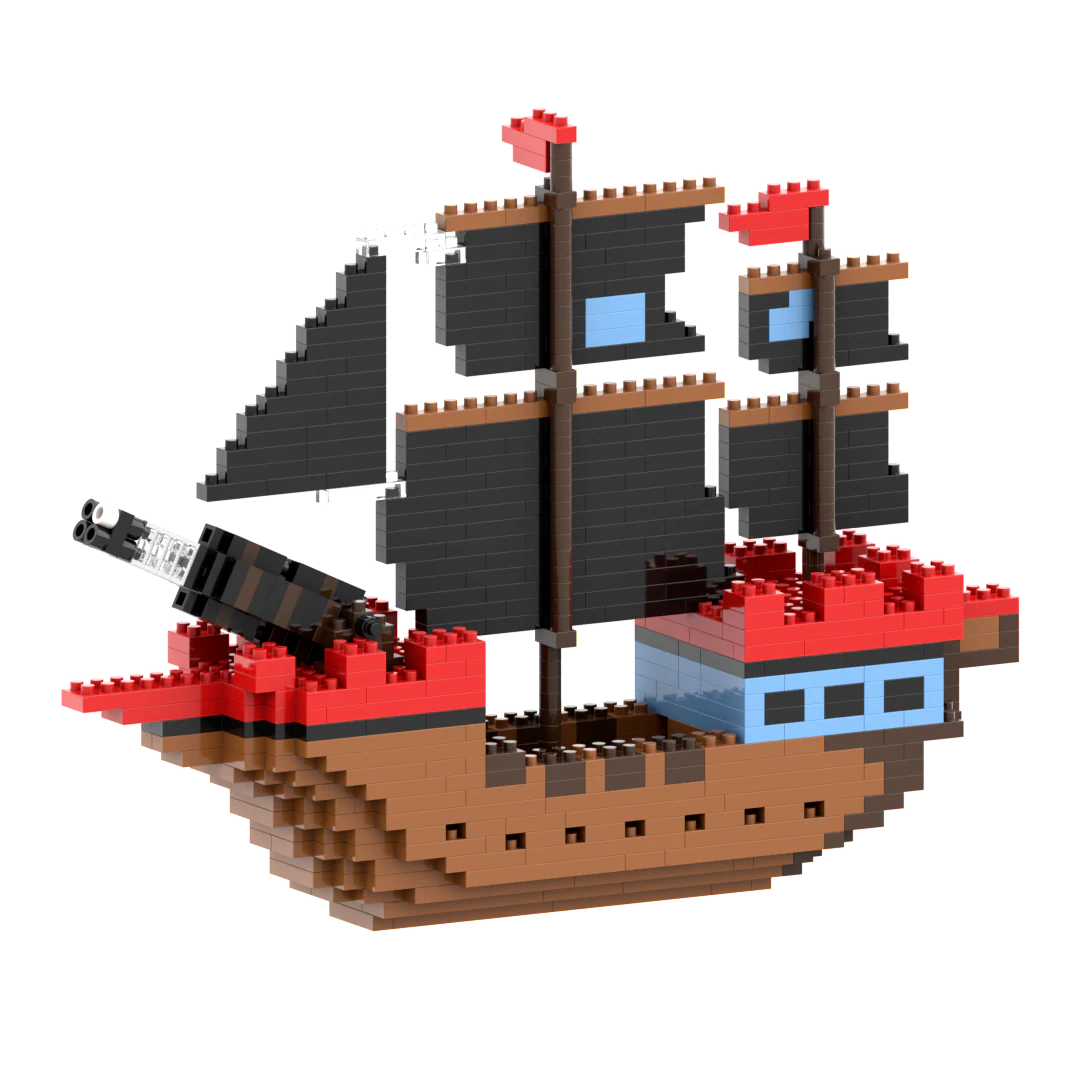Large Gift Box Pirate Ship - Image 3