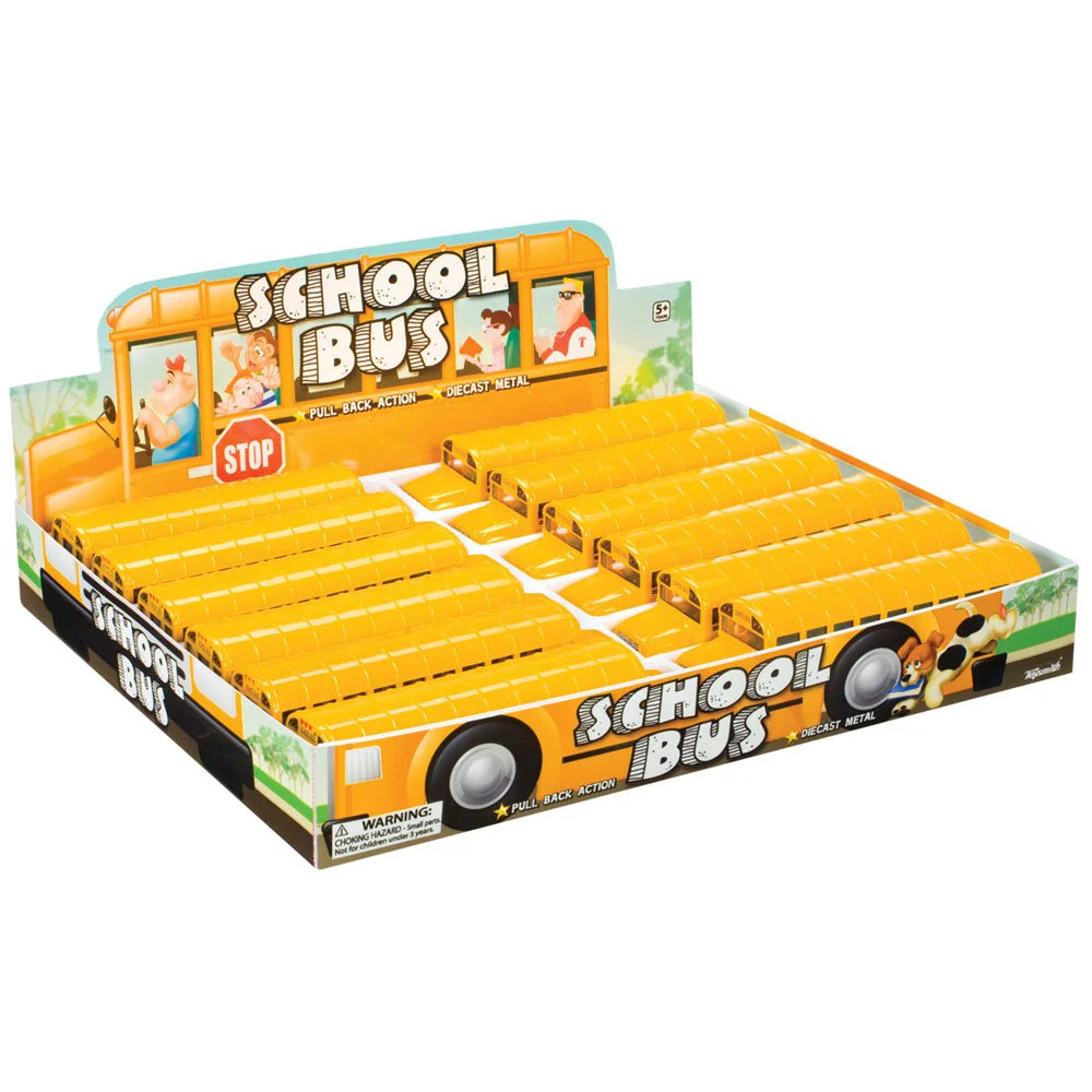 Toysmith 7in School Bus - Image 3