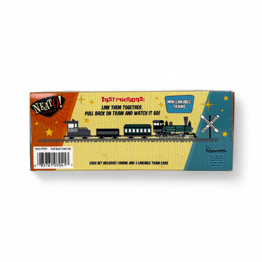Neato! Locomotion Pull-Back Train Set - Image 2