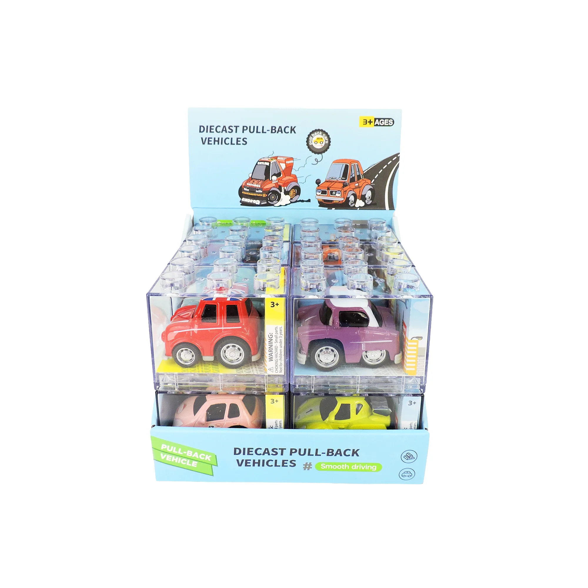 Alloy Alley Lrg. Car in Building Block Box Asst