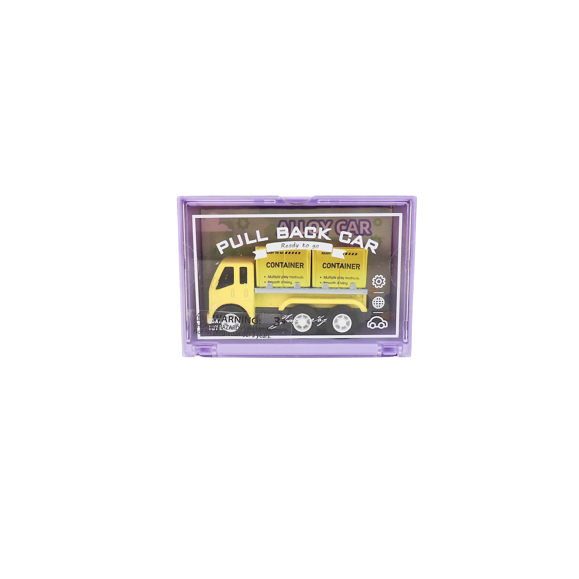 Alloy Alley Lrg. Metallic Truck in Container Box Asst - Image 4