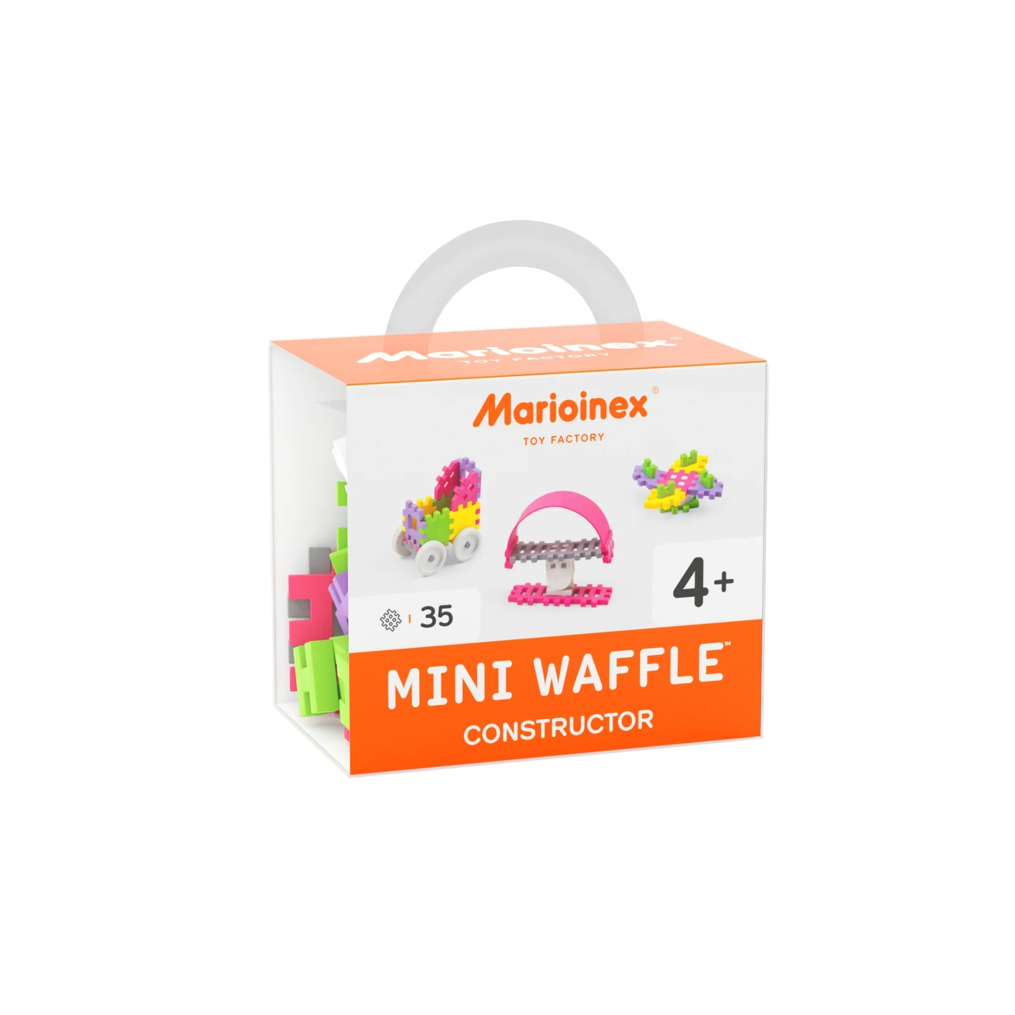 Marioinex 35 Piece Mini Waffle Blocks