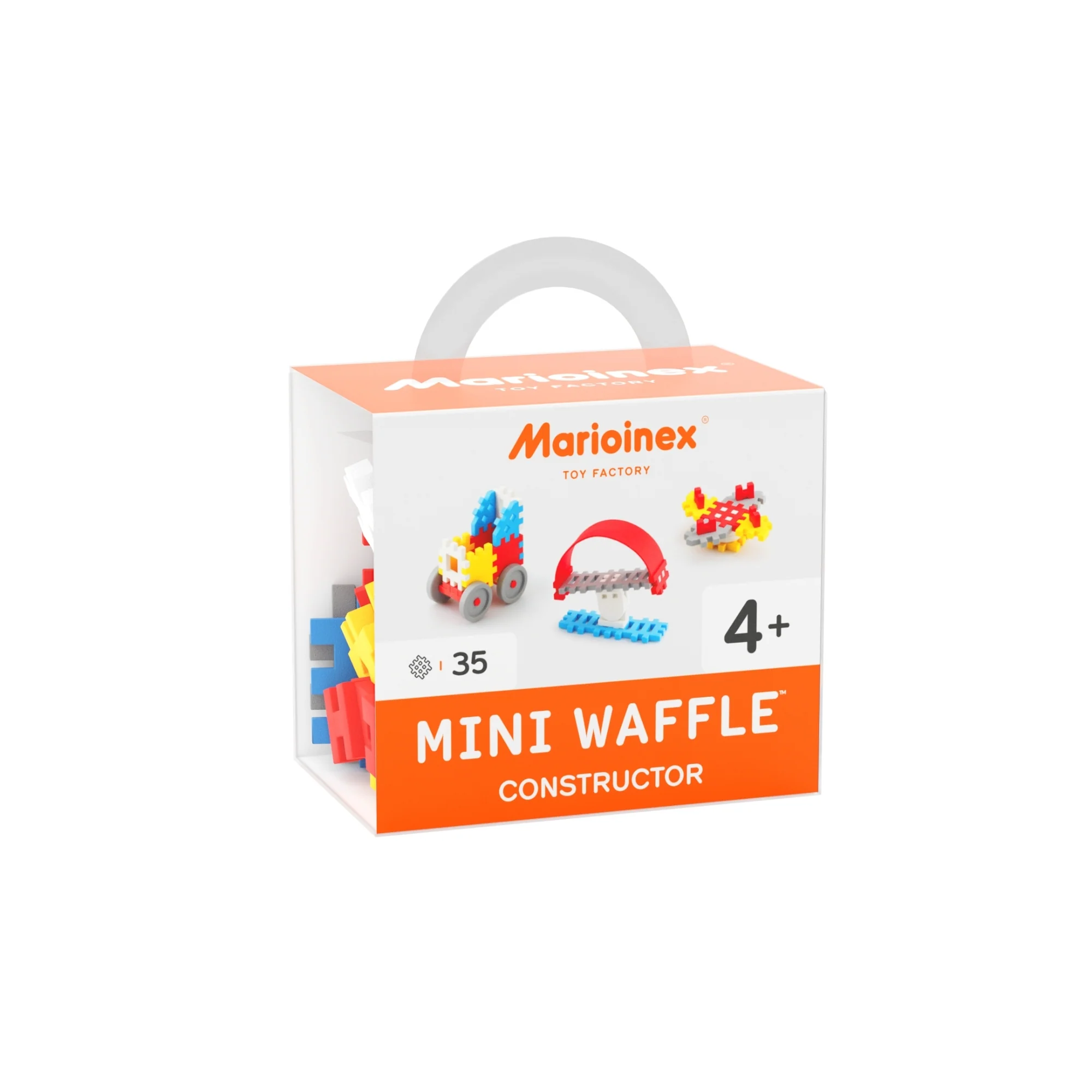 Marioinex 35 Piece Mini Waffle Blocks - Image 3