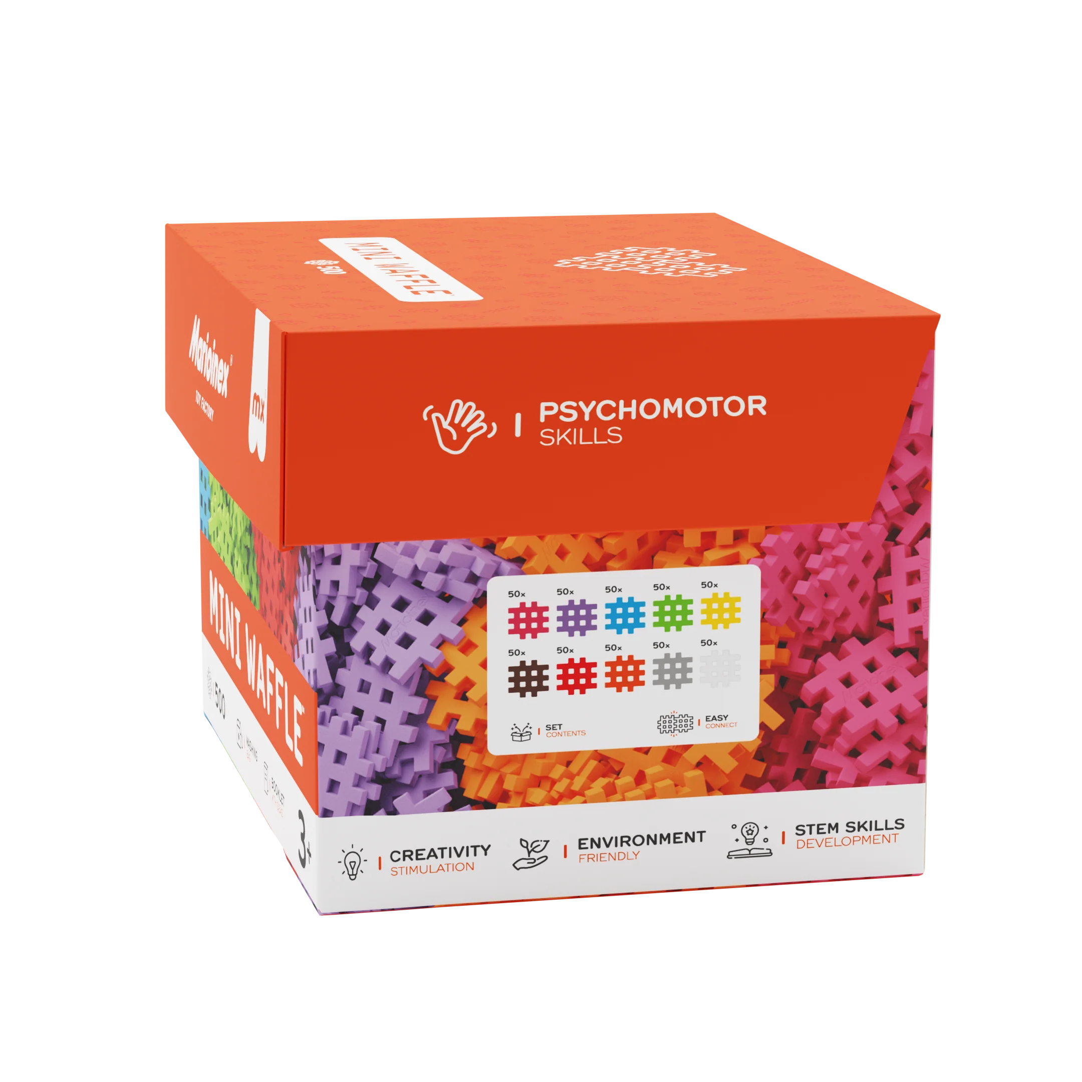Marioinex Mini Waffle 500 Piece Set - Image 3