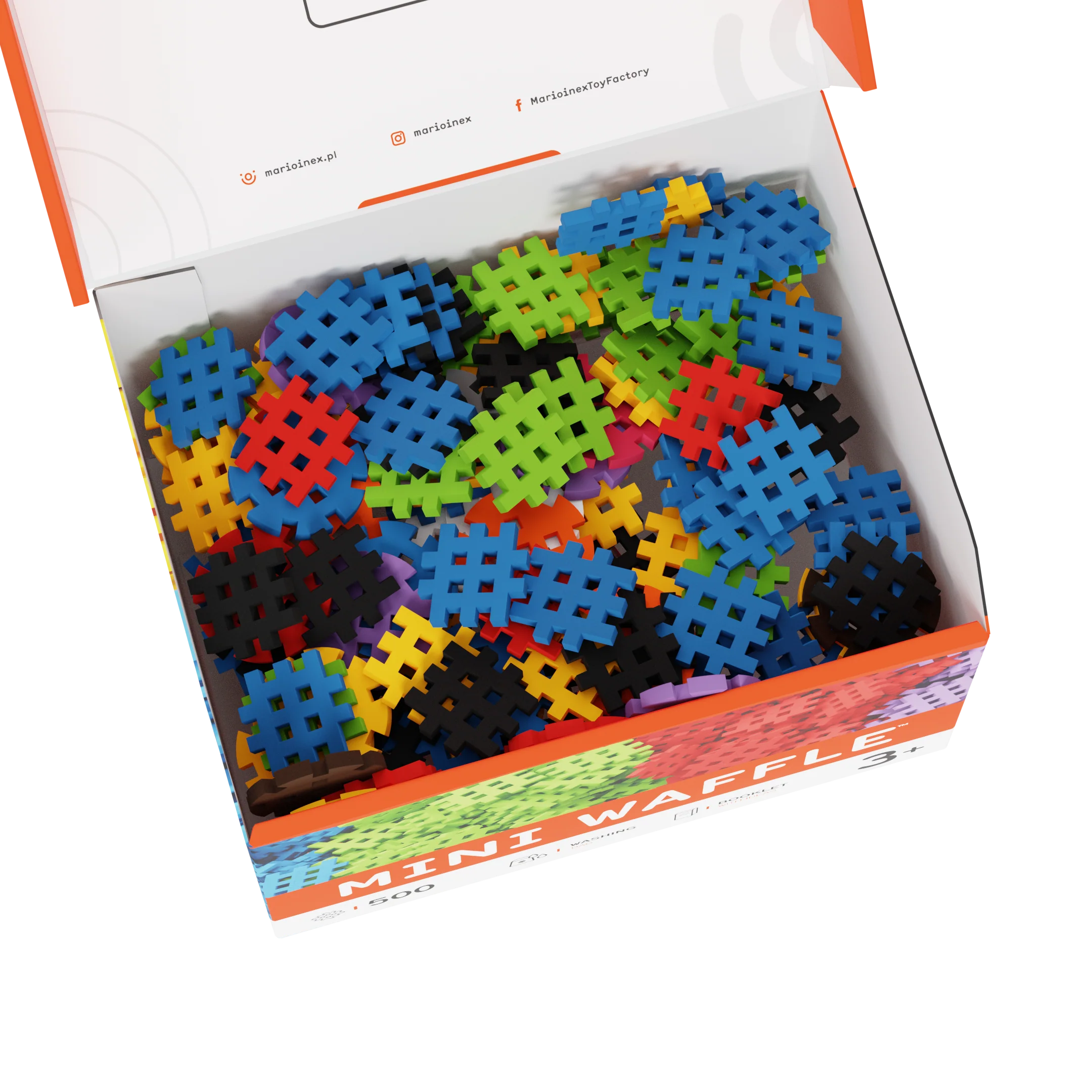 Marioinex Mini Waffle 500 Piece Set - Image 5
