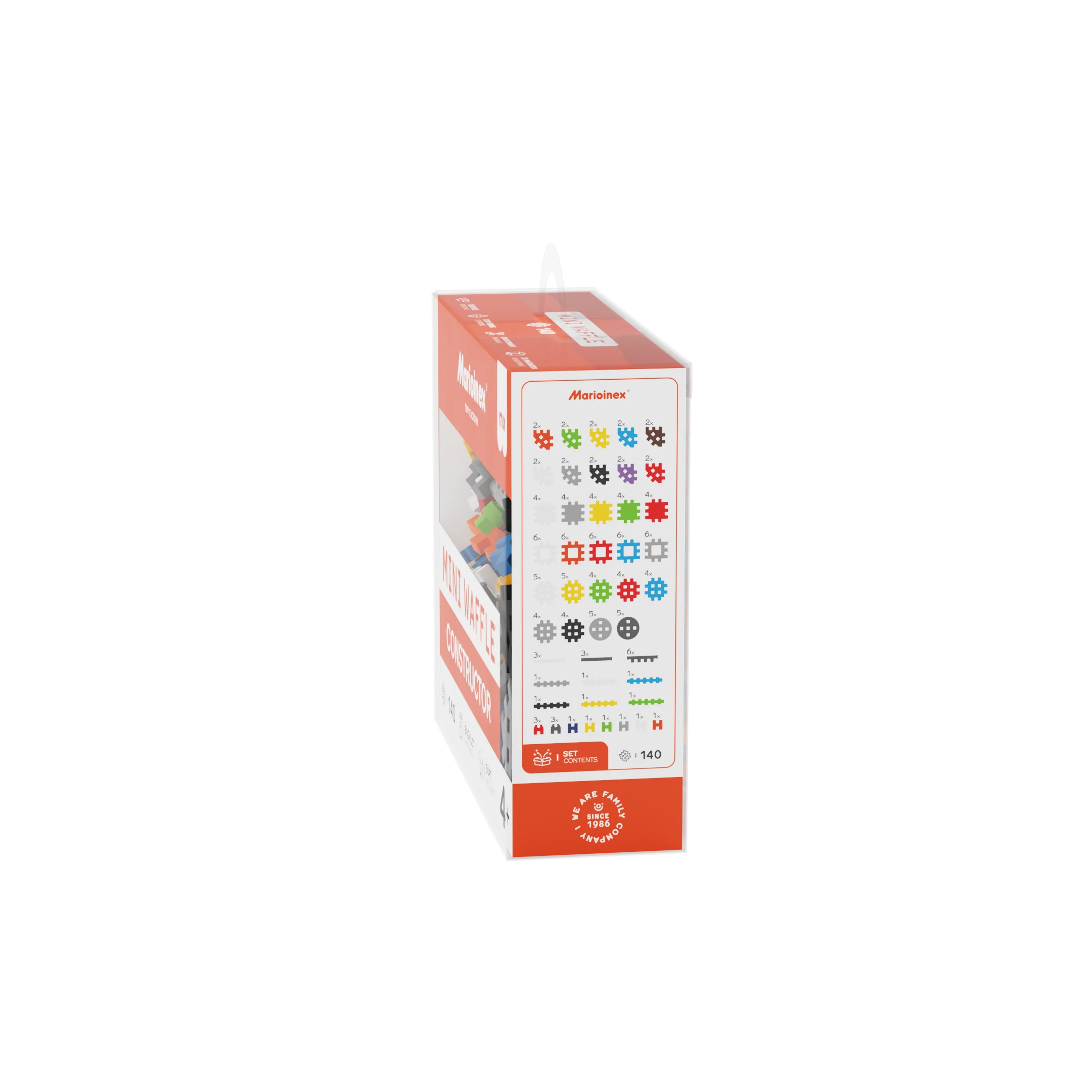 Marioinex Mini Waffle Constructor 140 PCS - Image 3