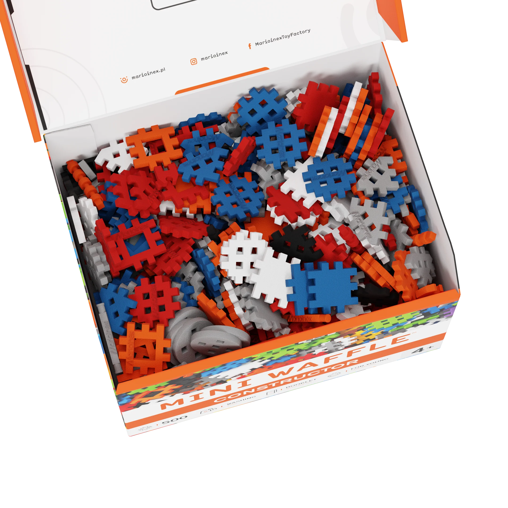 Marioinex Mini Waffle Constructor 500 PCS - Image 5
