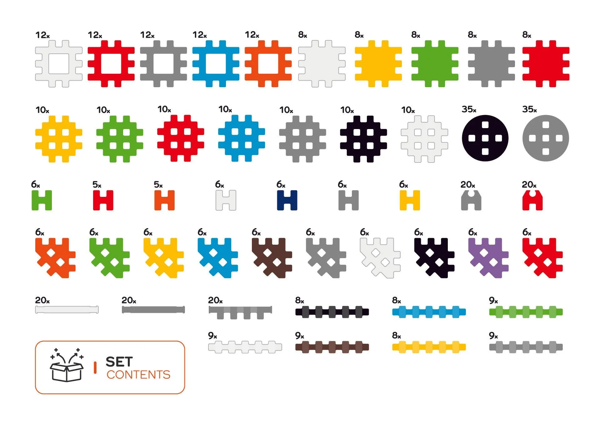 Marioinex Mini Waffle Constructor 500 PCS - Image 7